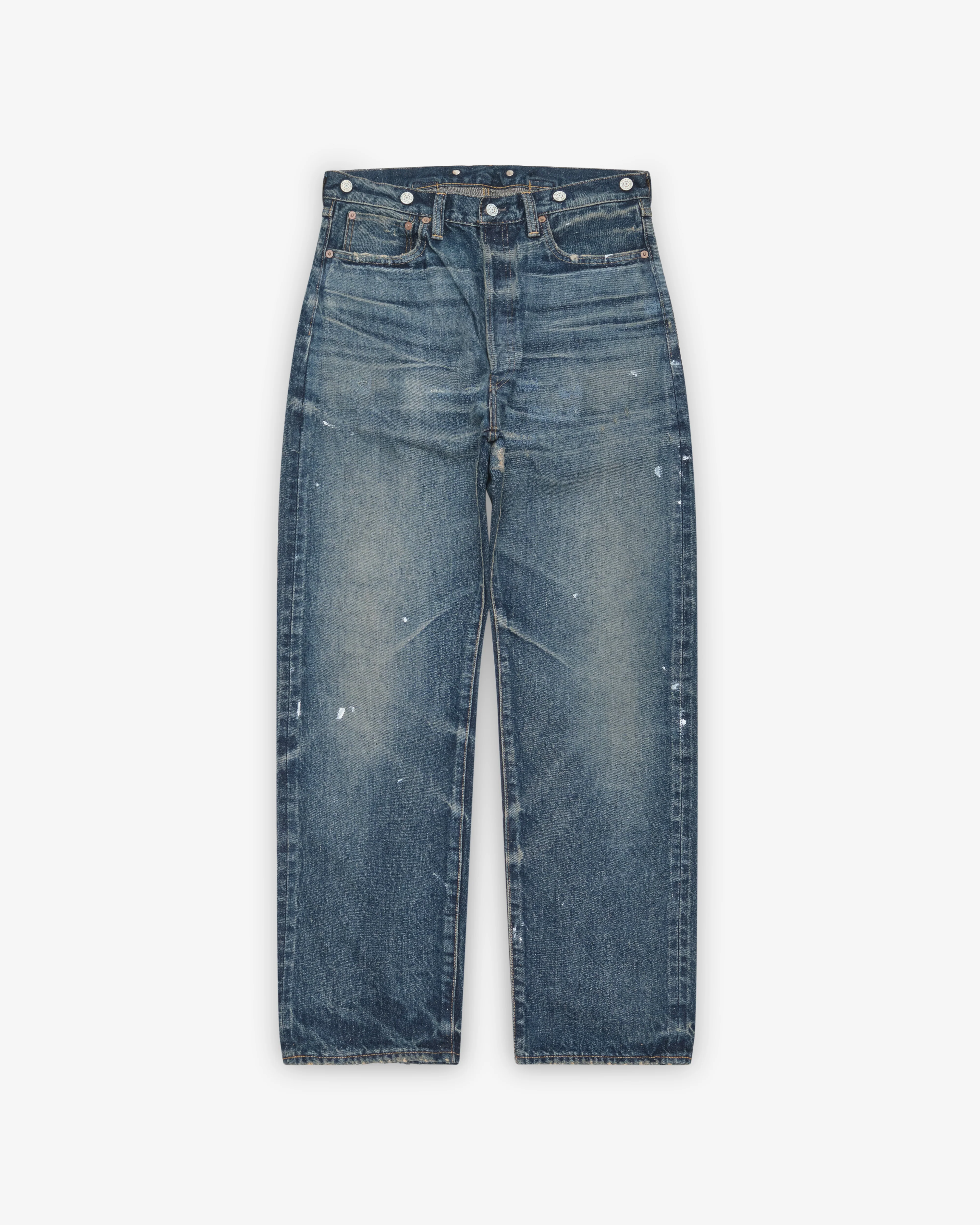 Junya Watanabe MAN - Men's Distressed Five Pocket Jeans - (Light Wash)