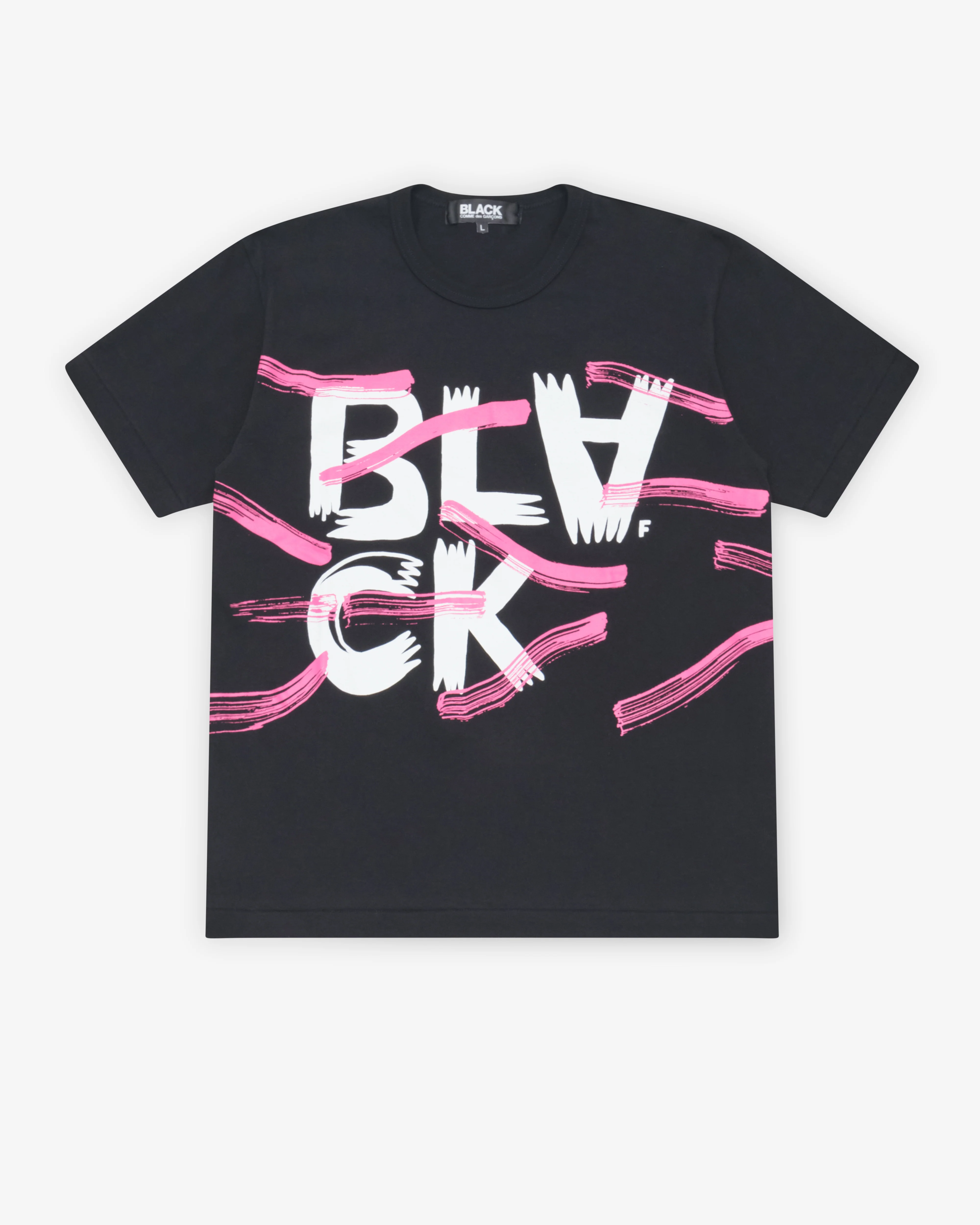 Black Comme des Garçons - Printed T-Shirt - (Black)