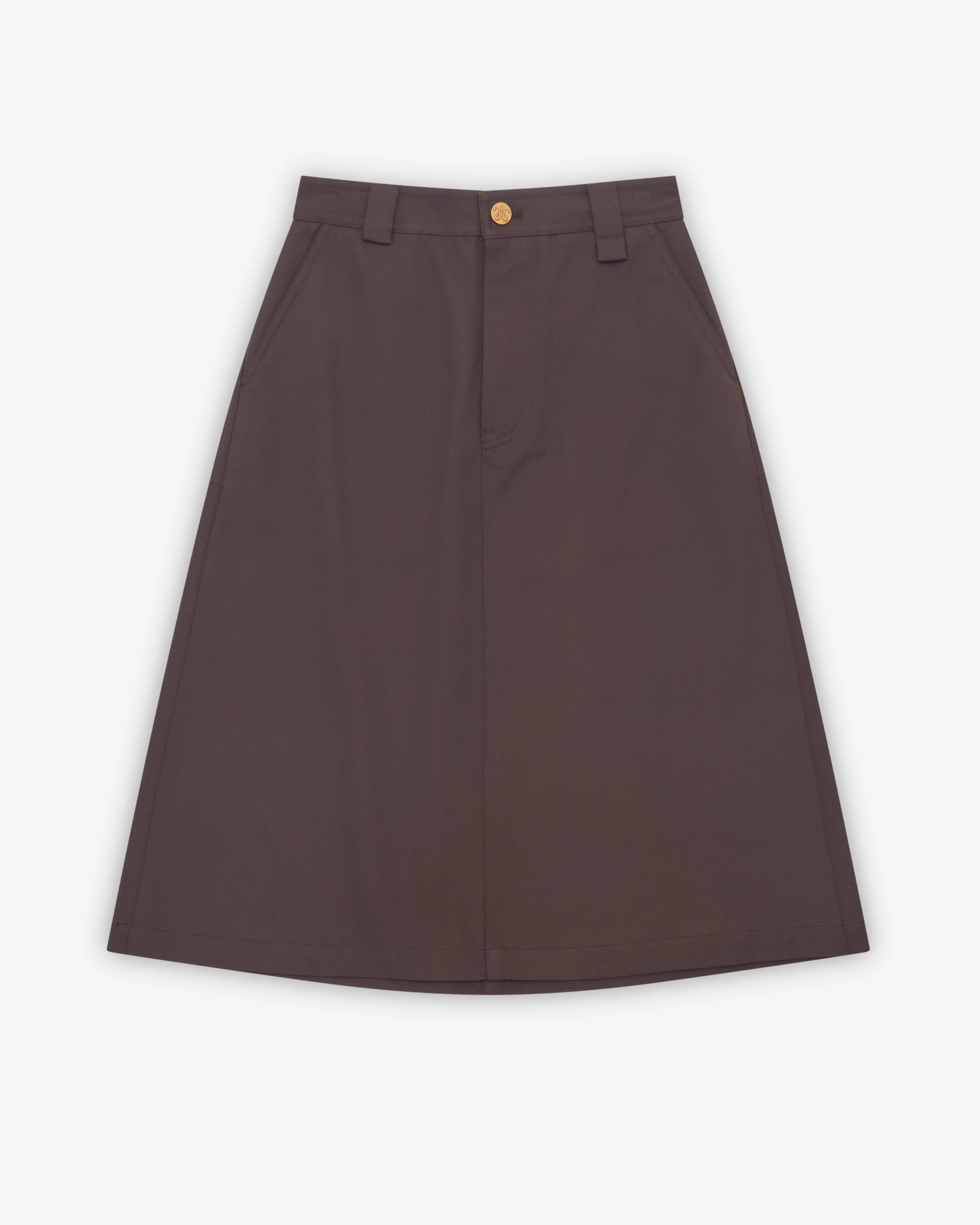 Willy Chavarria - Women's Uniform Skirt - (Brown)