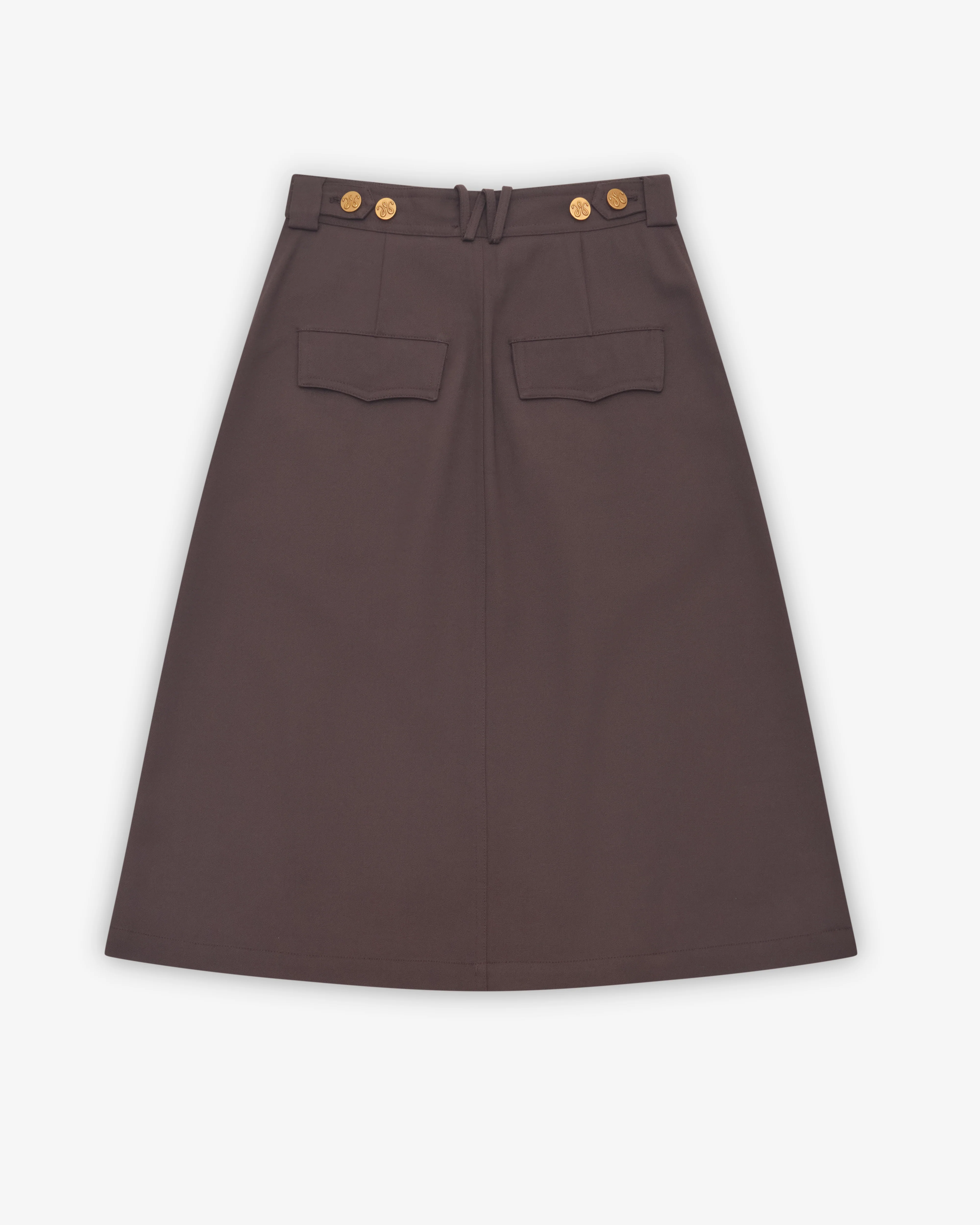Willy Chavarria - Women's Uniform Skirt - (Brown)