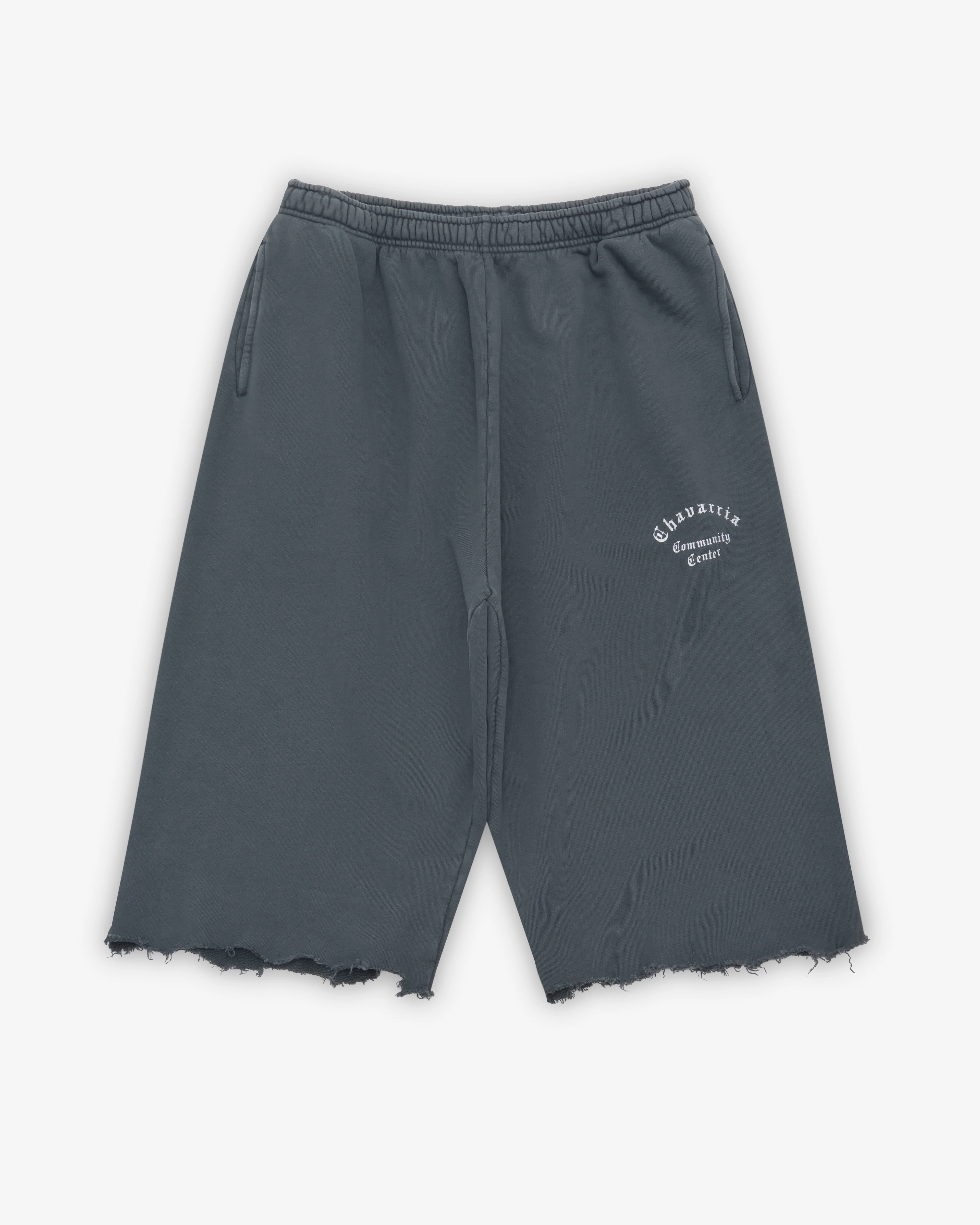 Willy Chavarria - Men's OS Chavarria Community Center Distressed Short - (Black)