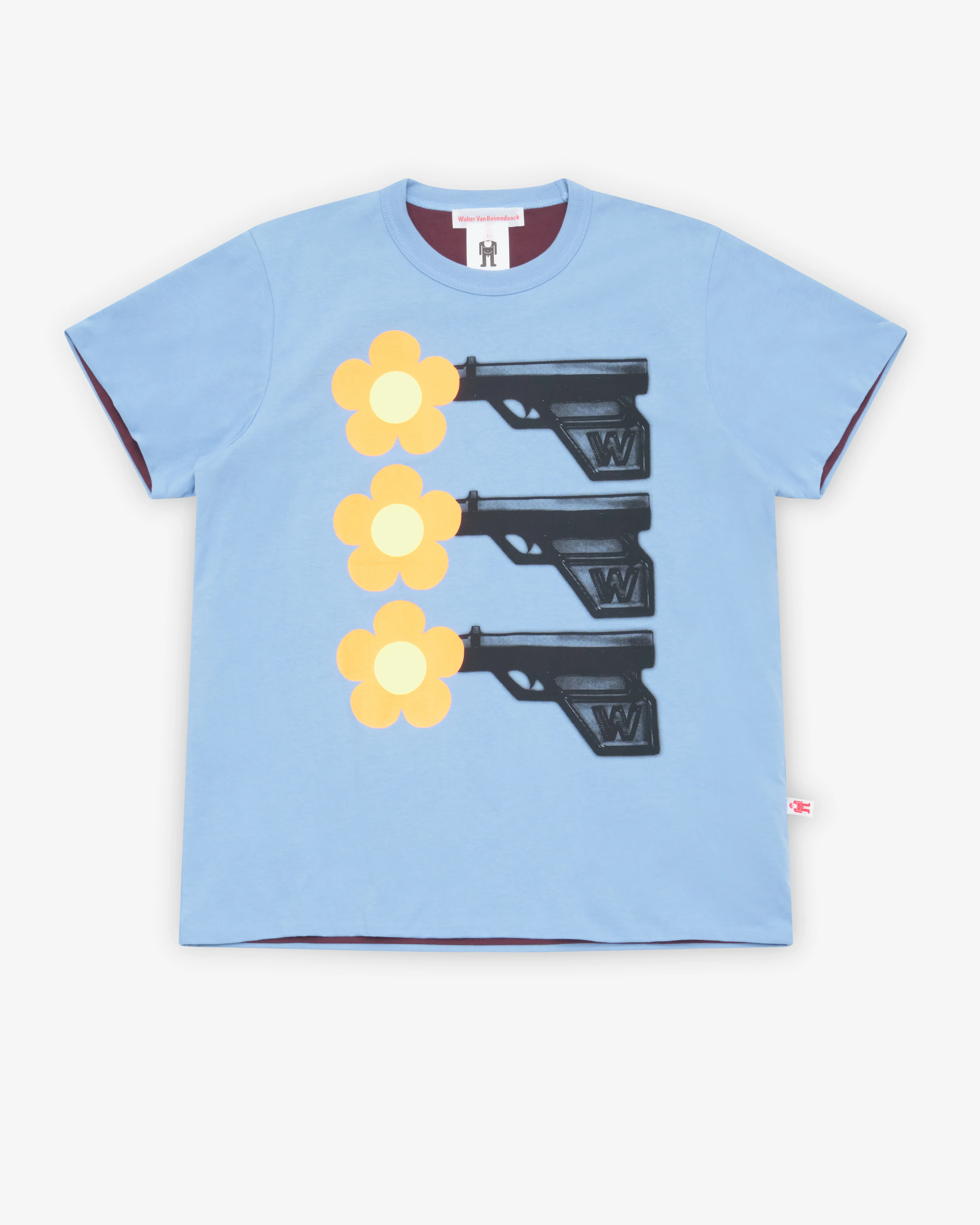 Walter Van Beirendonck - Men's Reversible Gun T-Shirt - (Blue/Black)