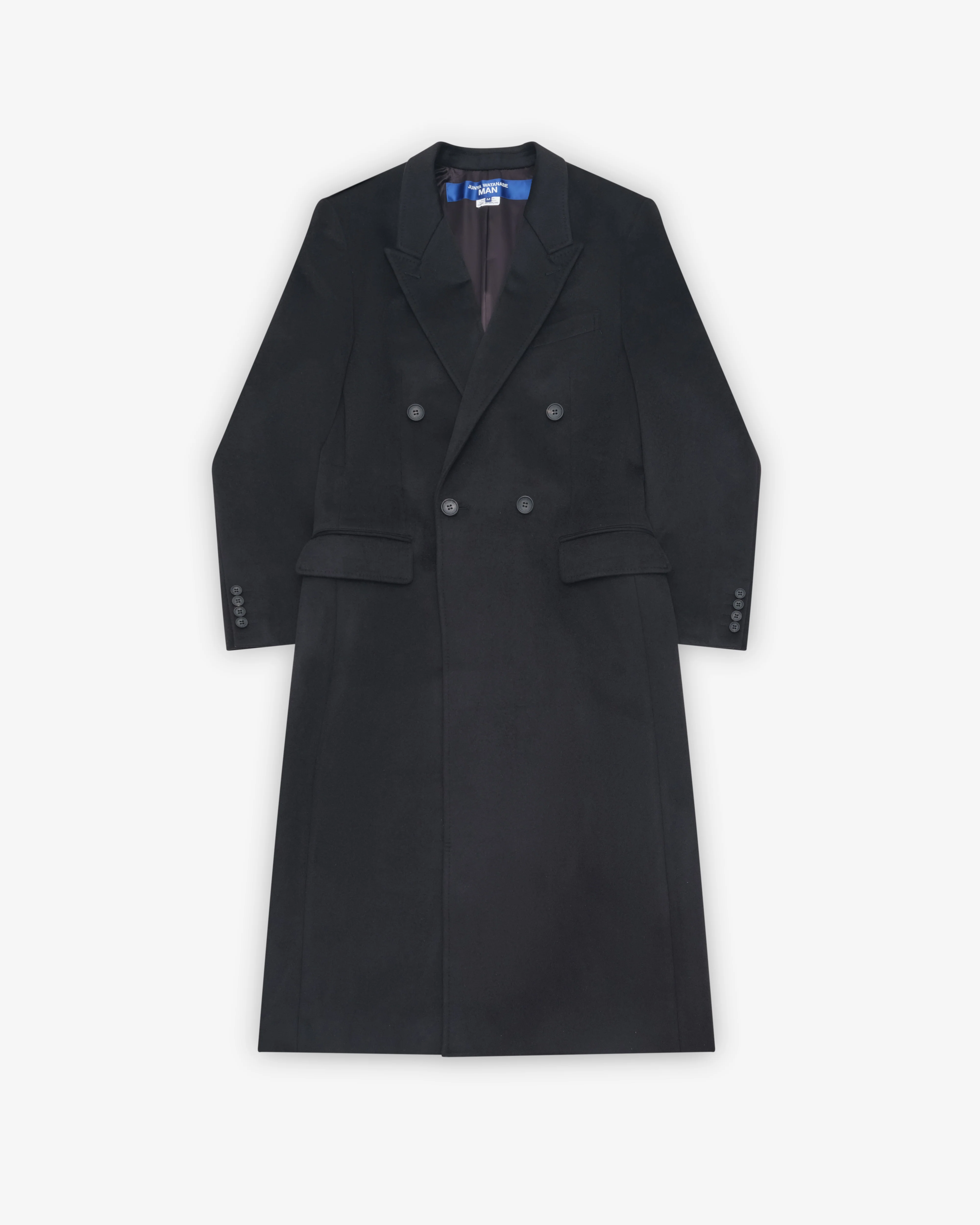 Junya Watanabe MAN - Men's Cashmere Overcoat - (Black)