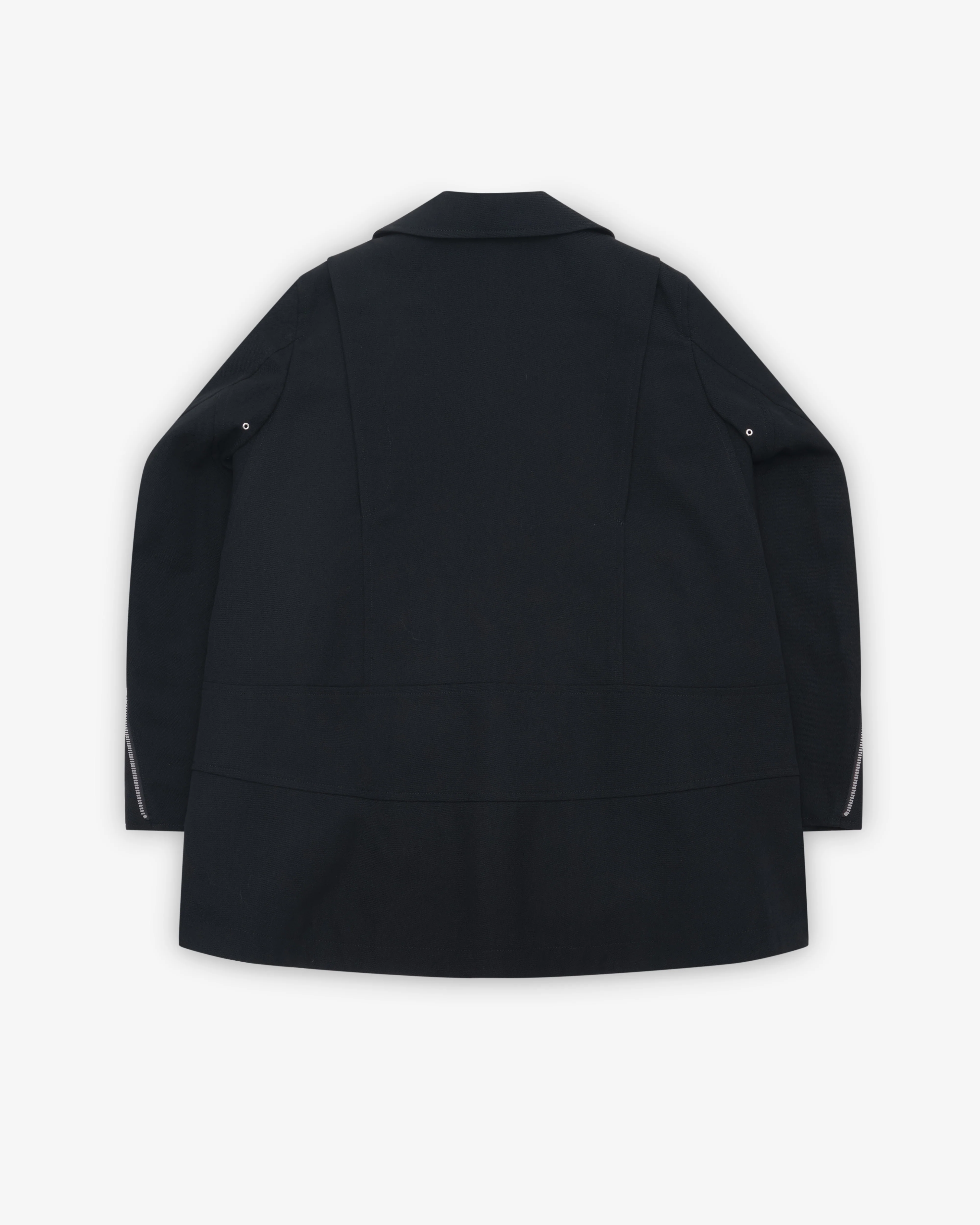 Black Comme des Garçons - Wool Biker Jacket - (Black)