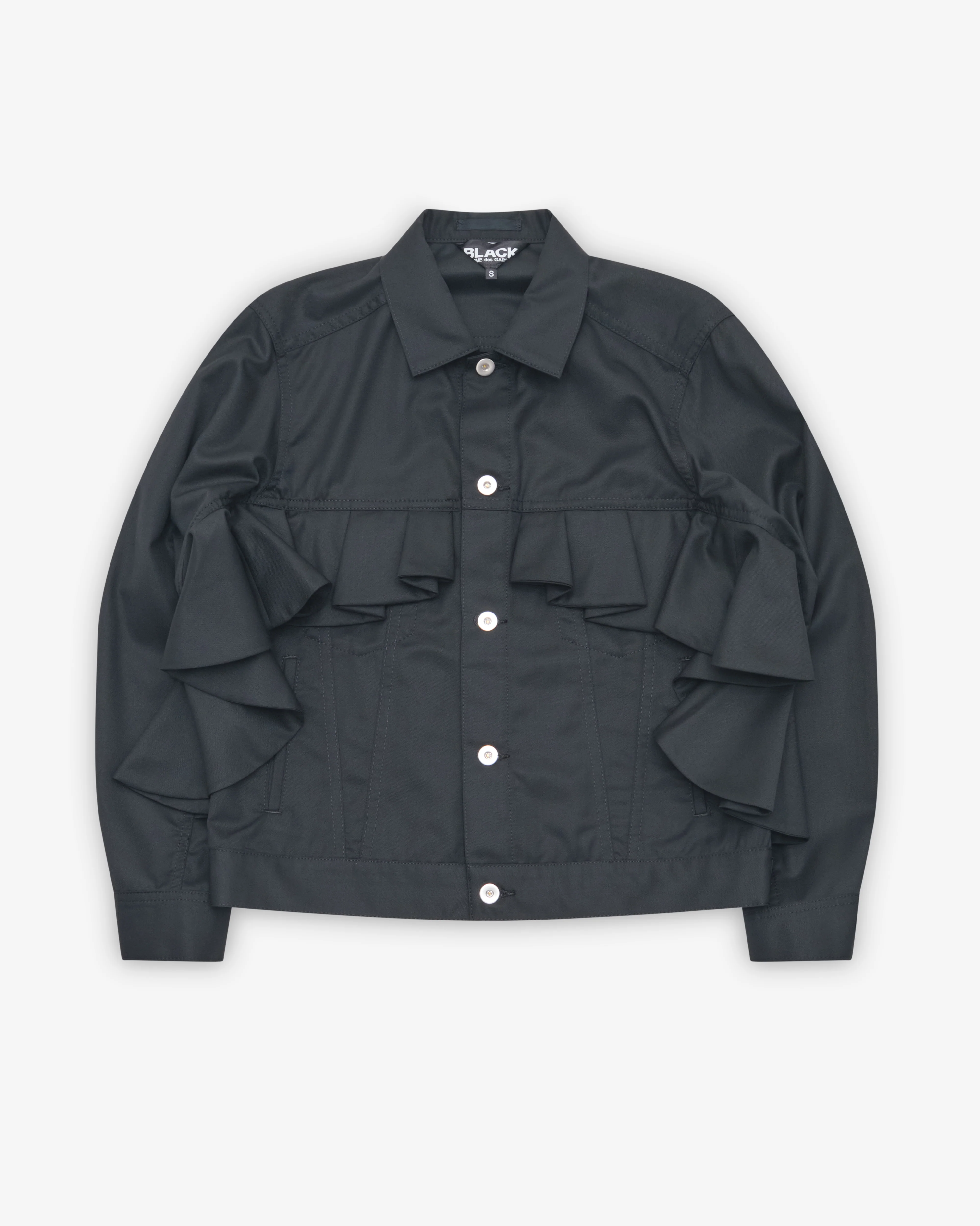 Black Comme des Garçons - Frill Jacket - (Black)