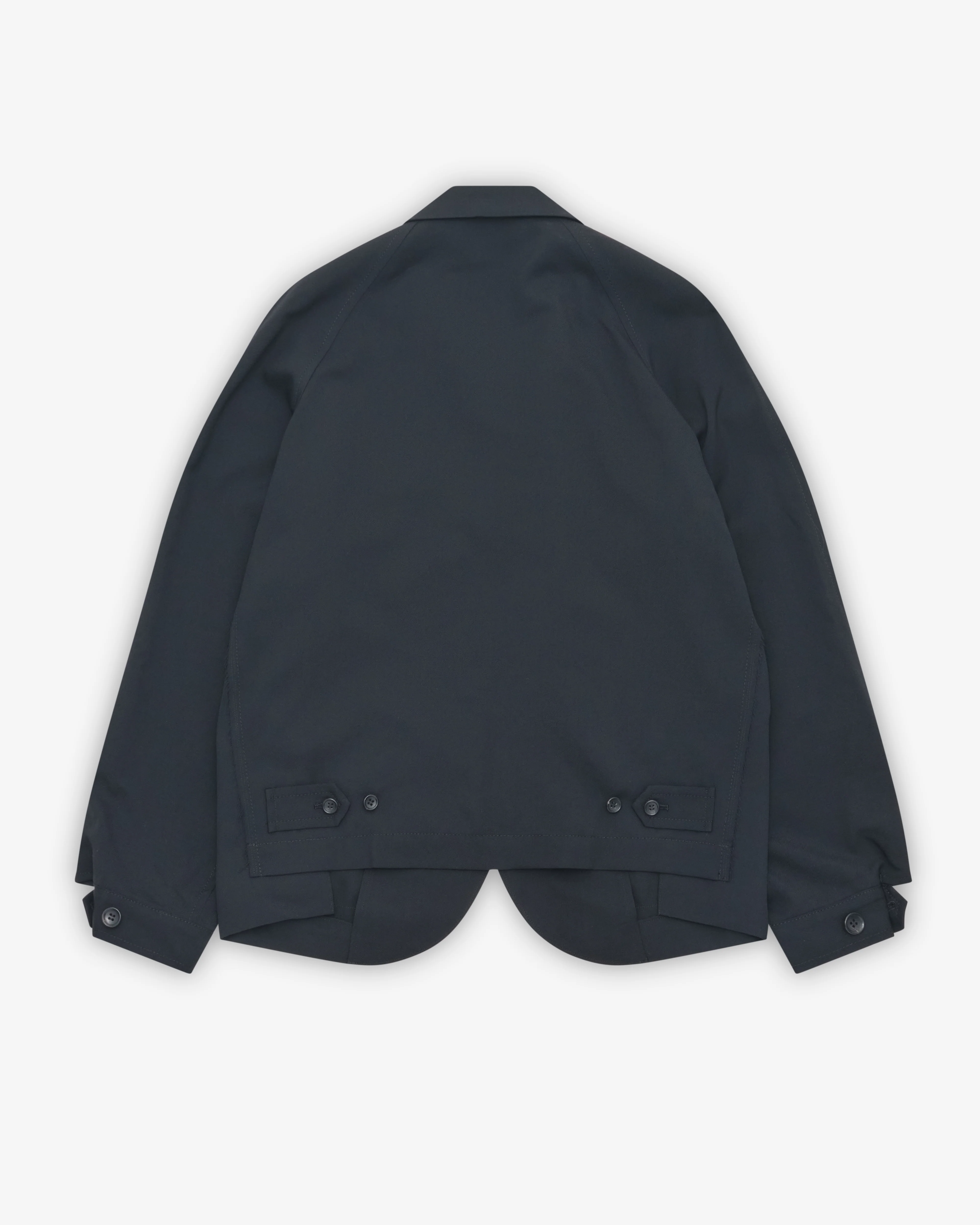 Black Comme des Garçons - Single Breasted Wool Jacket - (Black)