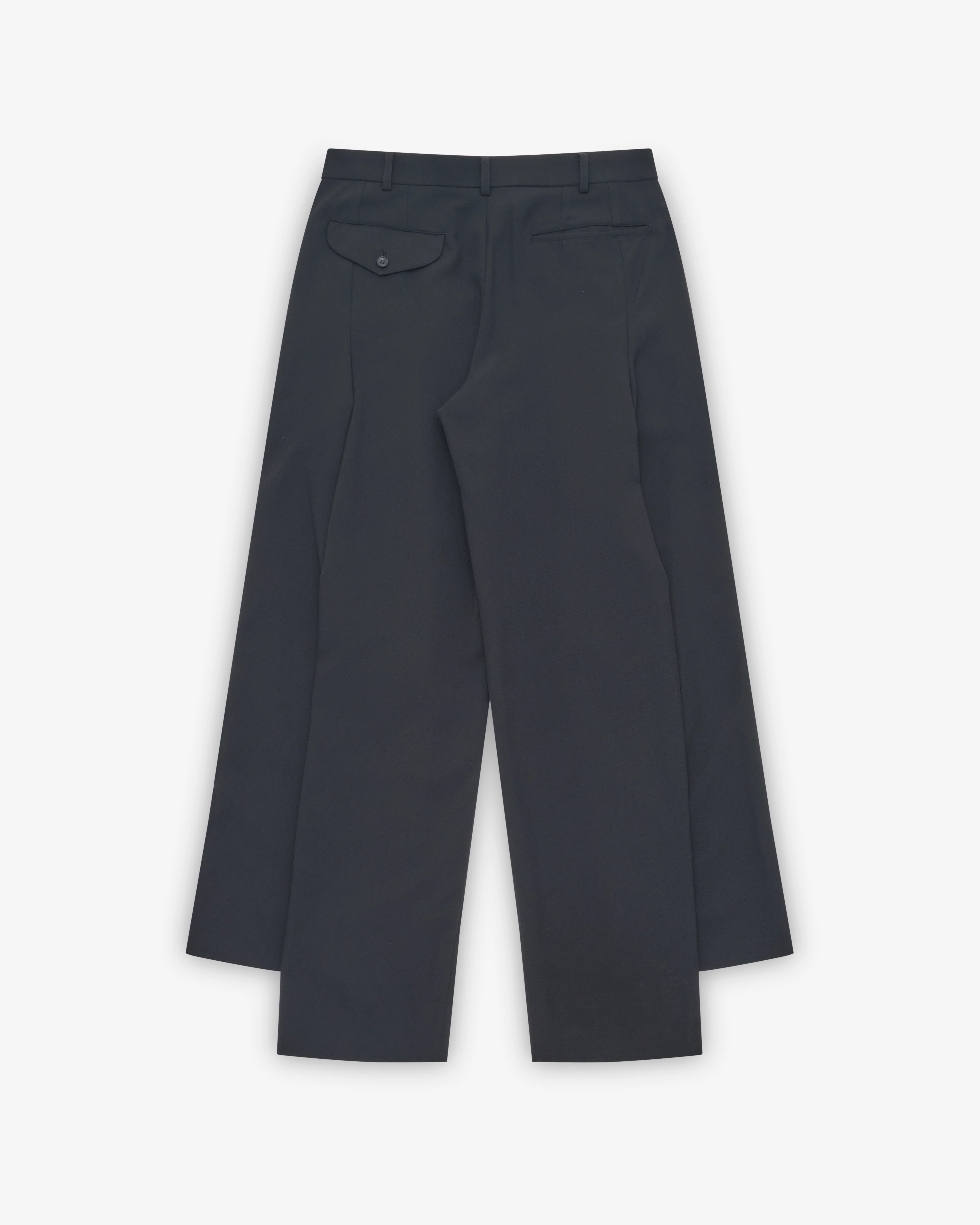 Black Comme des Garçons - Side Panel Trousers - (Black)