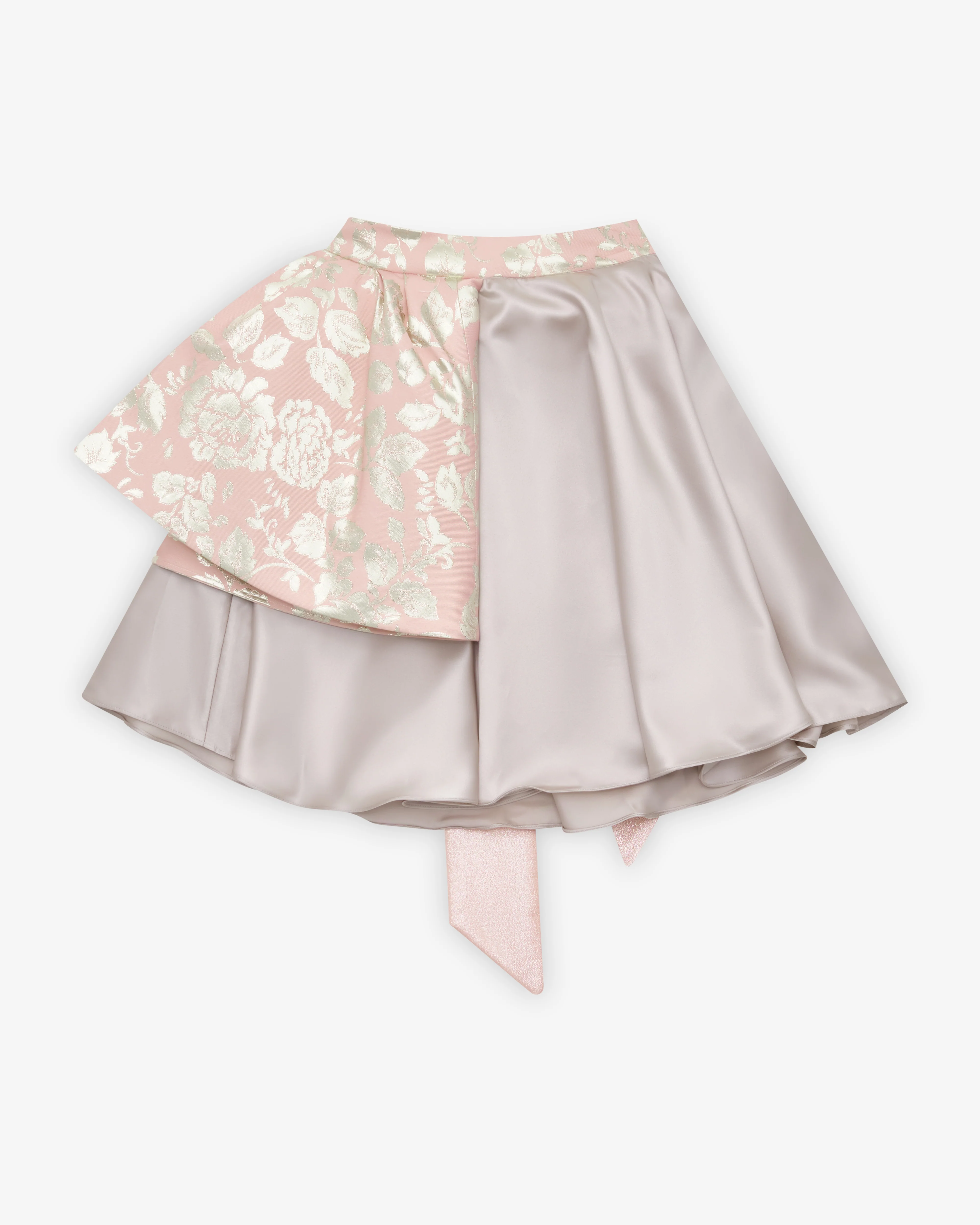 August Barron - Women's Tripple Prom Skirt - (Beige/Pink)