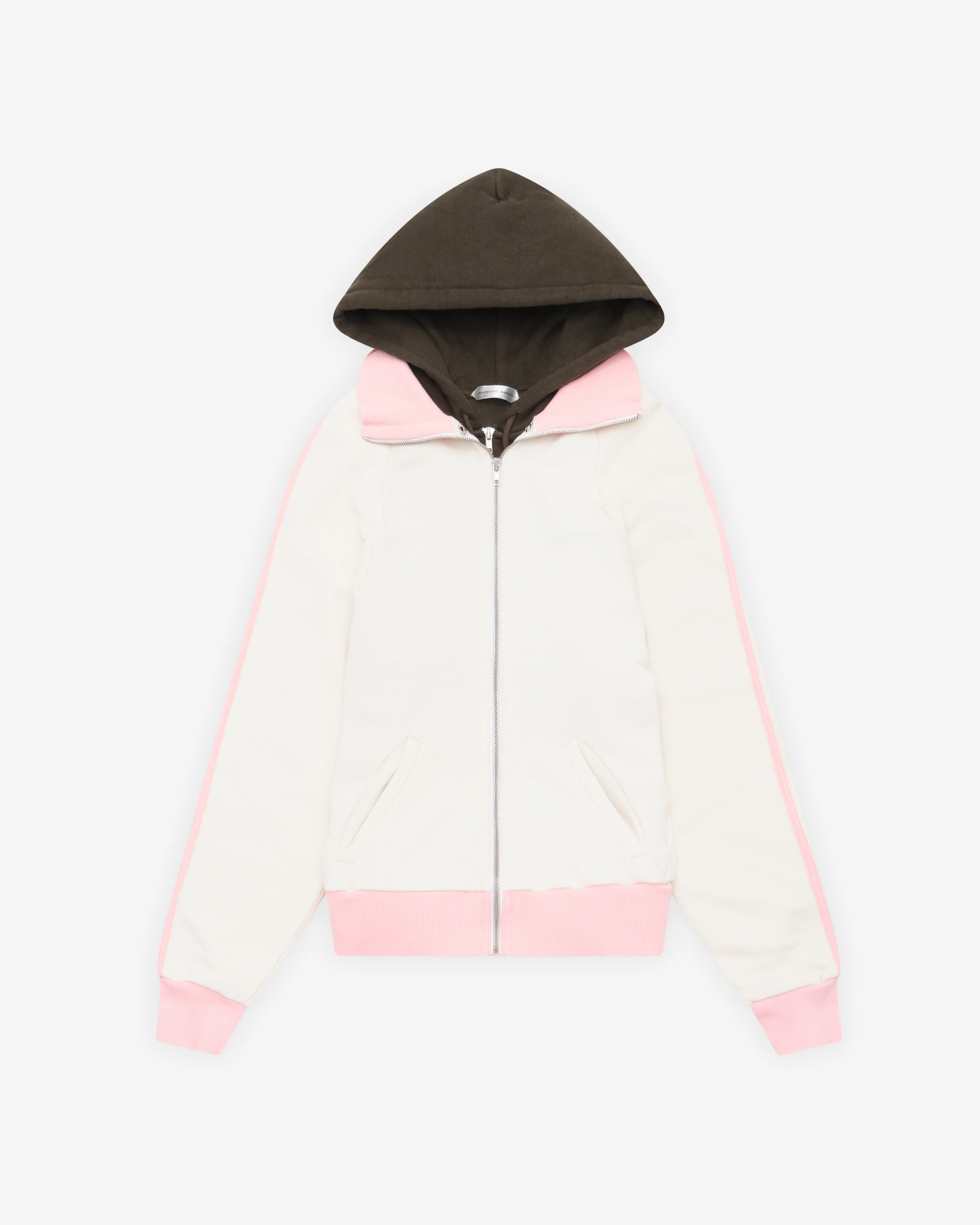 August Barron - Women's Double Track Jacket - (White/Pink)