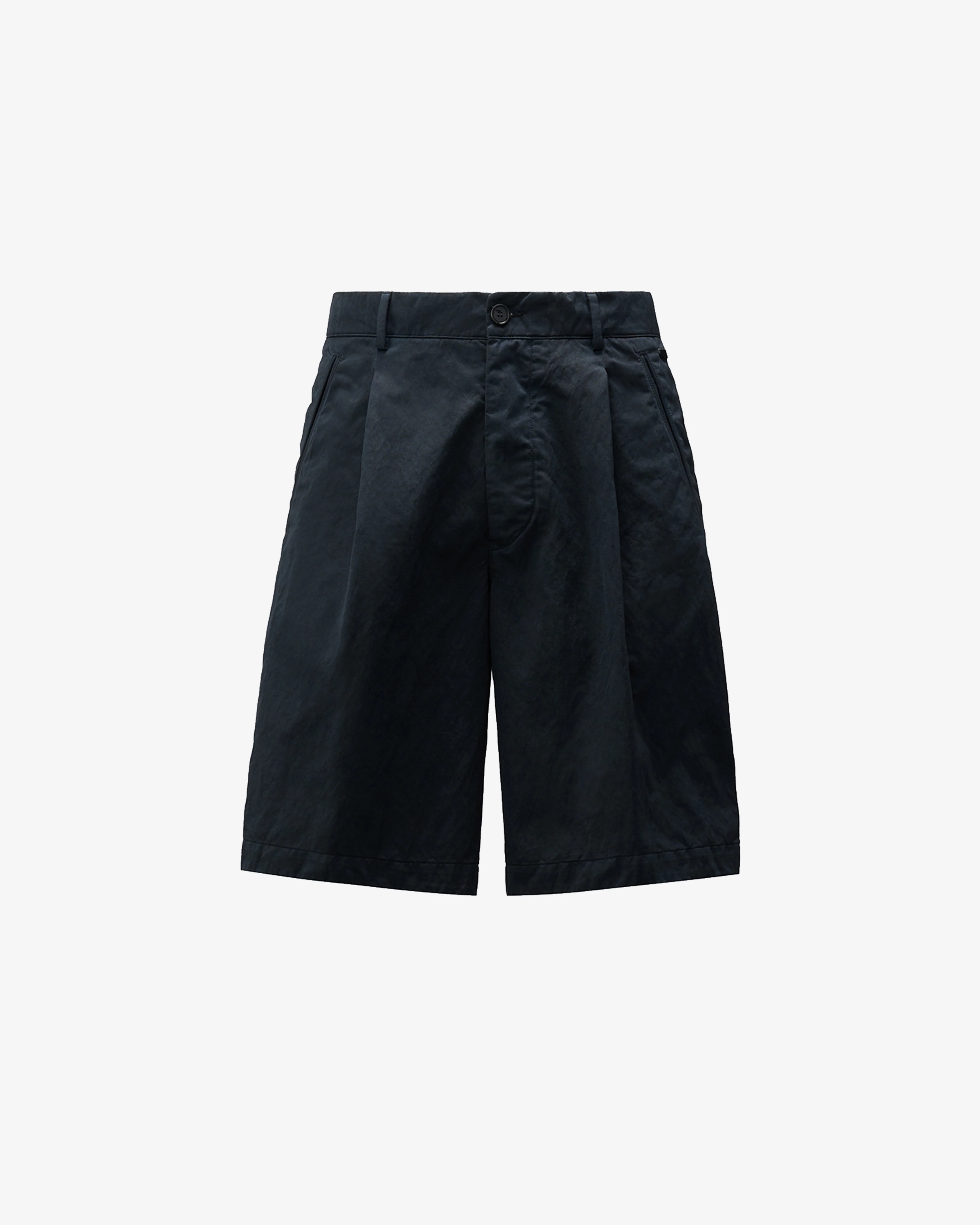 Massimo Osti - Men's Pleated Shorts - (Black)