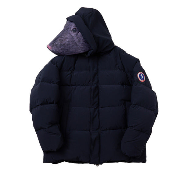 Doublet - Men
s Animal Trim Puffer Jacket - (Black)