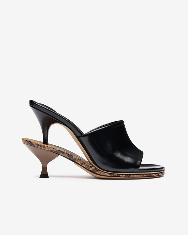 Jacquemus - Women
s Les Doubles Mules - (Black/Light Brown)