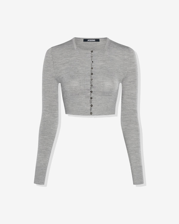 Jacquemus - Women
s Le Cardigan Spiagga - (Grey)