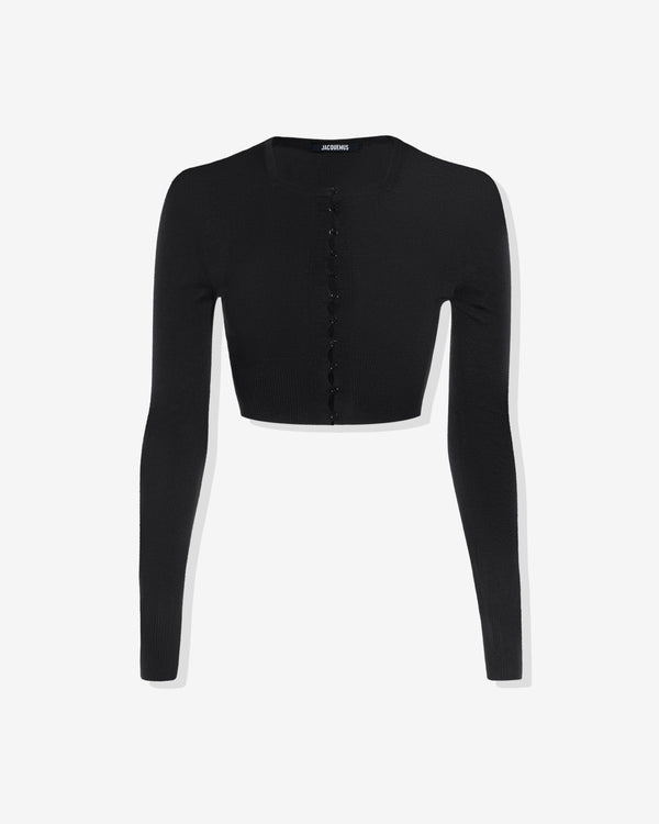 Jacquemus - Women
s Le Cardigan Spiagga - (Black)