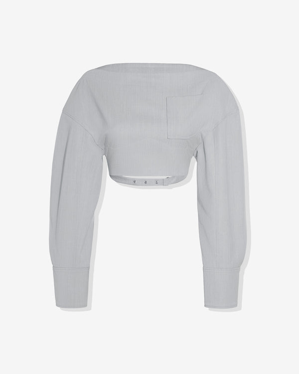 Jacquemus - Women
s Le Haut Casaco - (Light Grey)