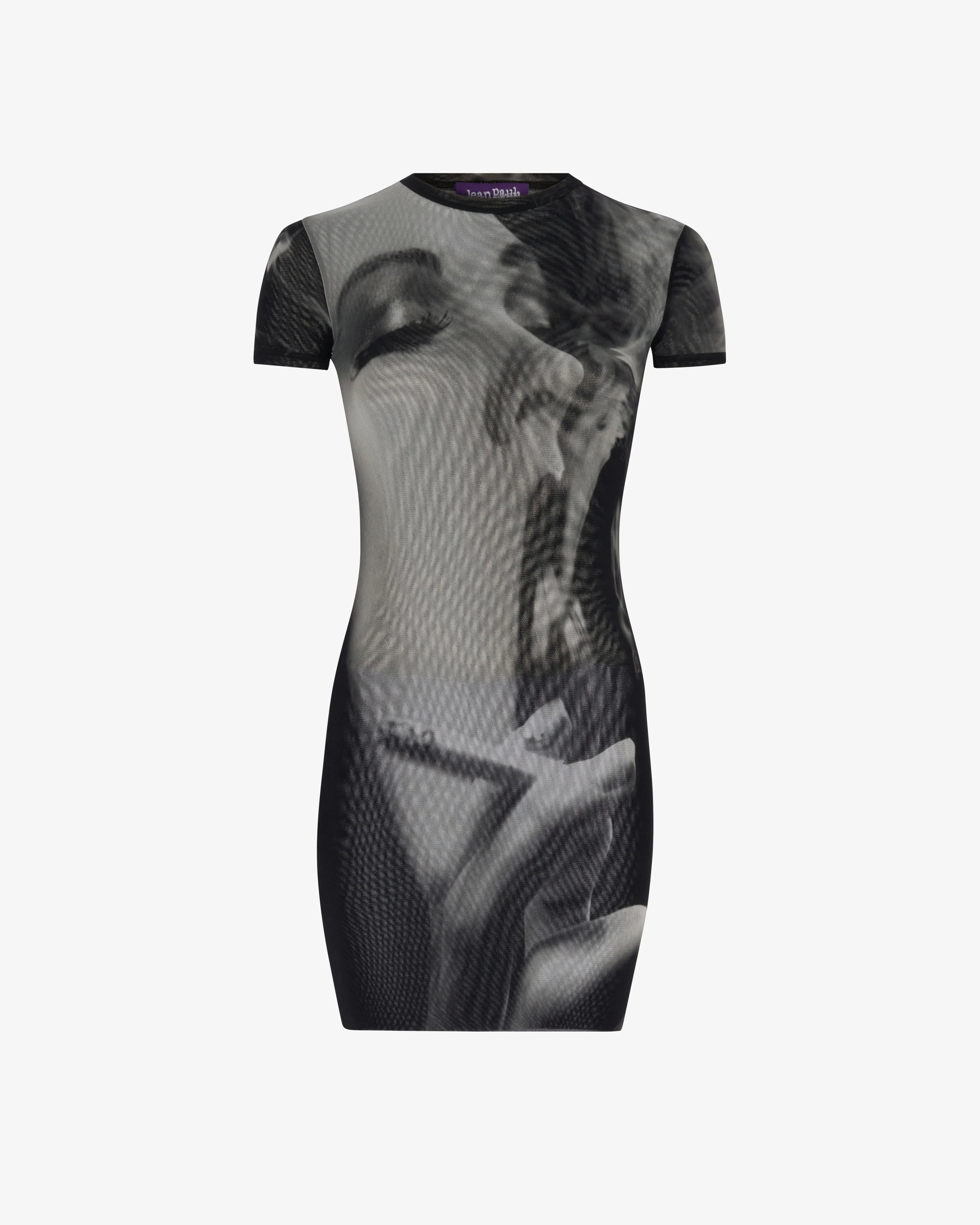 Jean Paul Gaultier - Women's Mesh Dress - (Black/Grey)