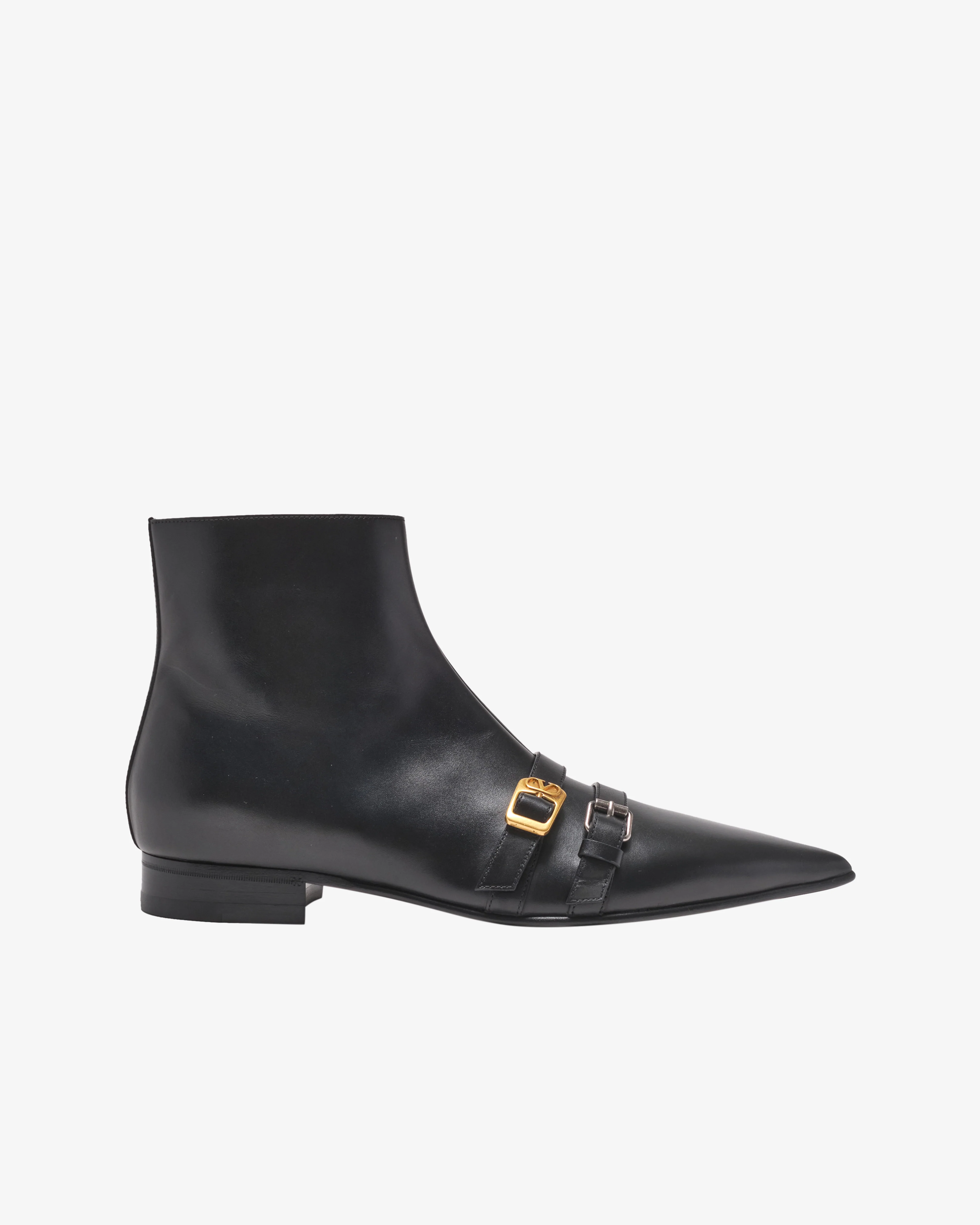 Valentino - Men's Mockers Calfskin Ankle Boots - (Black)
