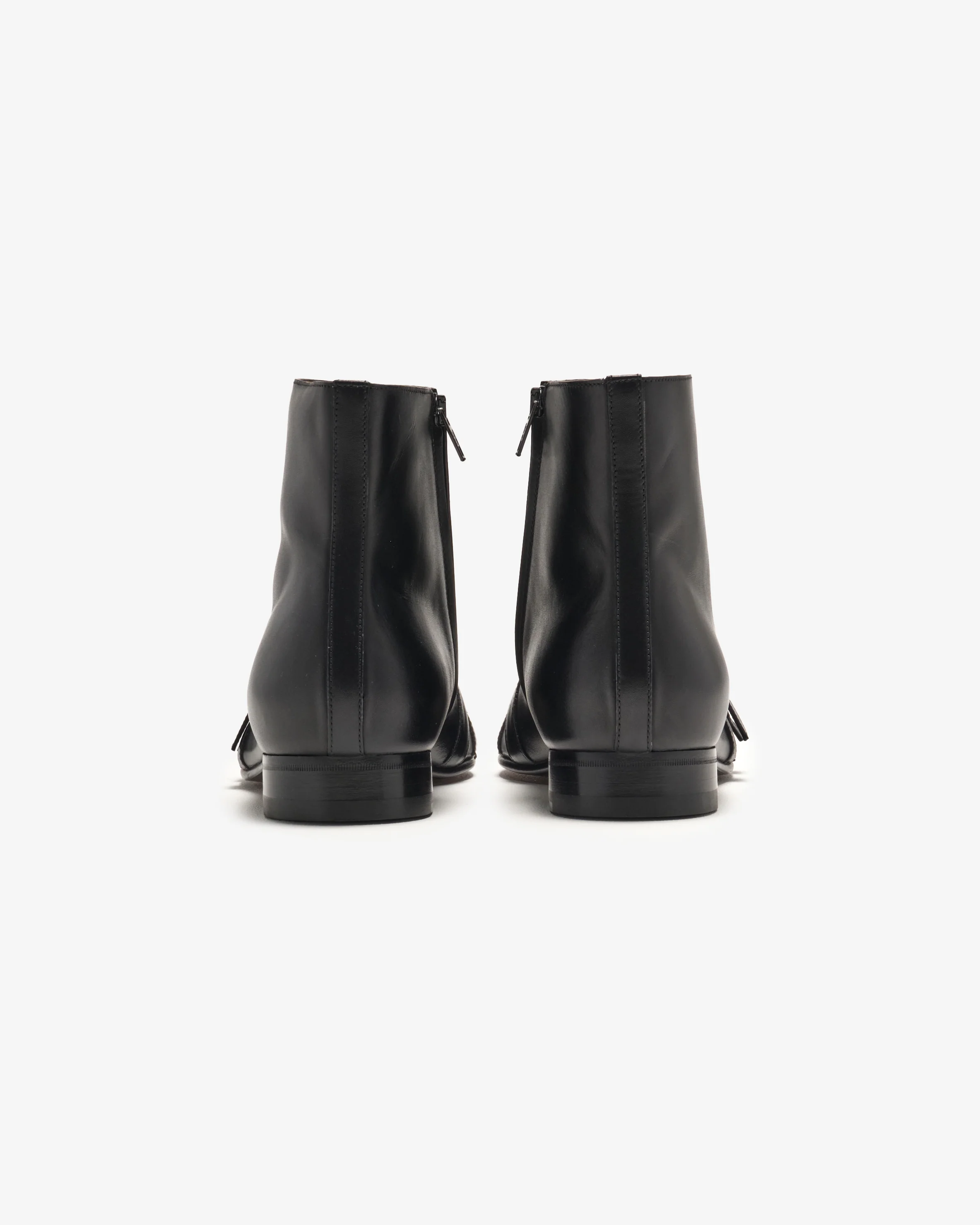 Valentino - Men's Mockers Calfskin Ankle Boots - (Black)