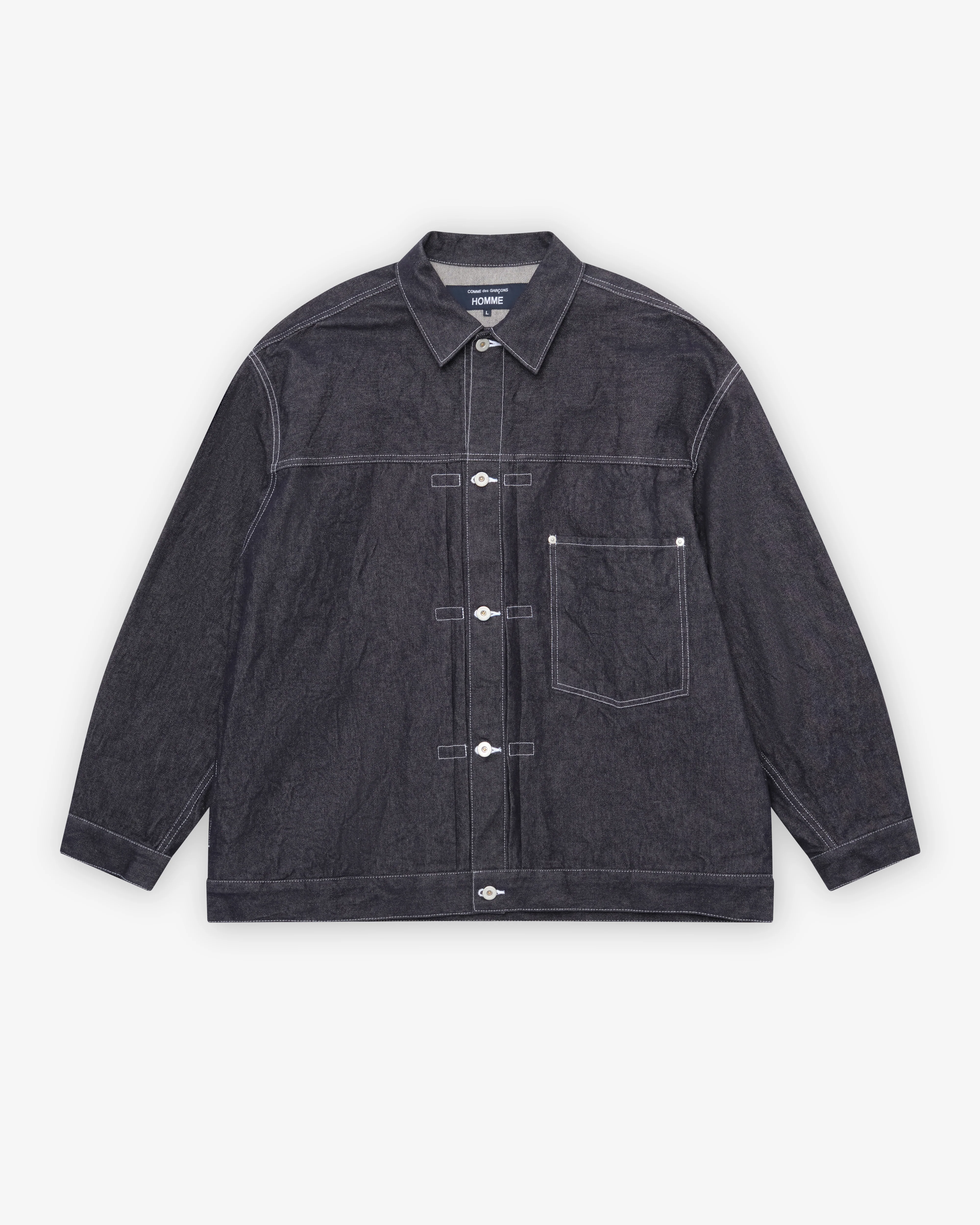 CDG Homme - Men's Denim Jacket - (Indigo)