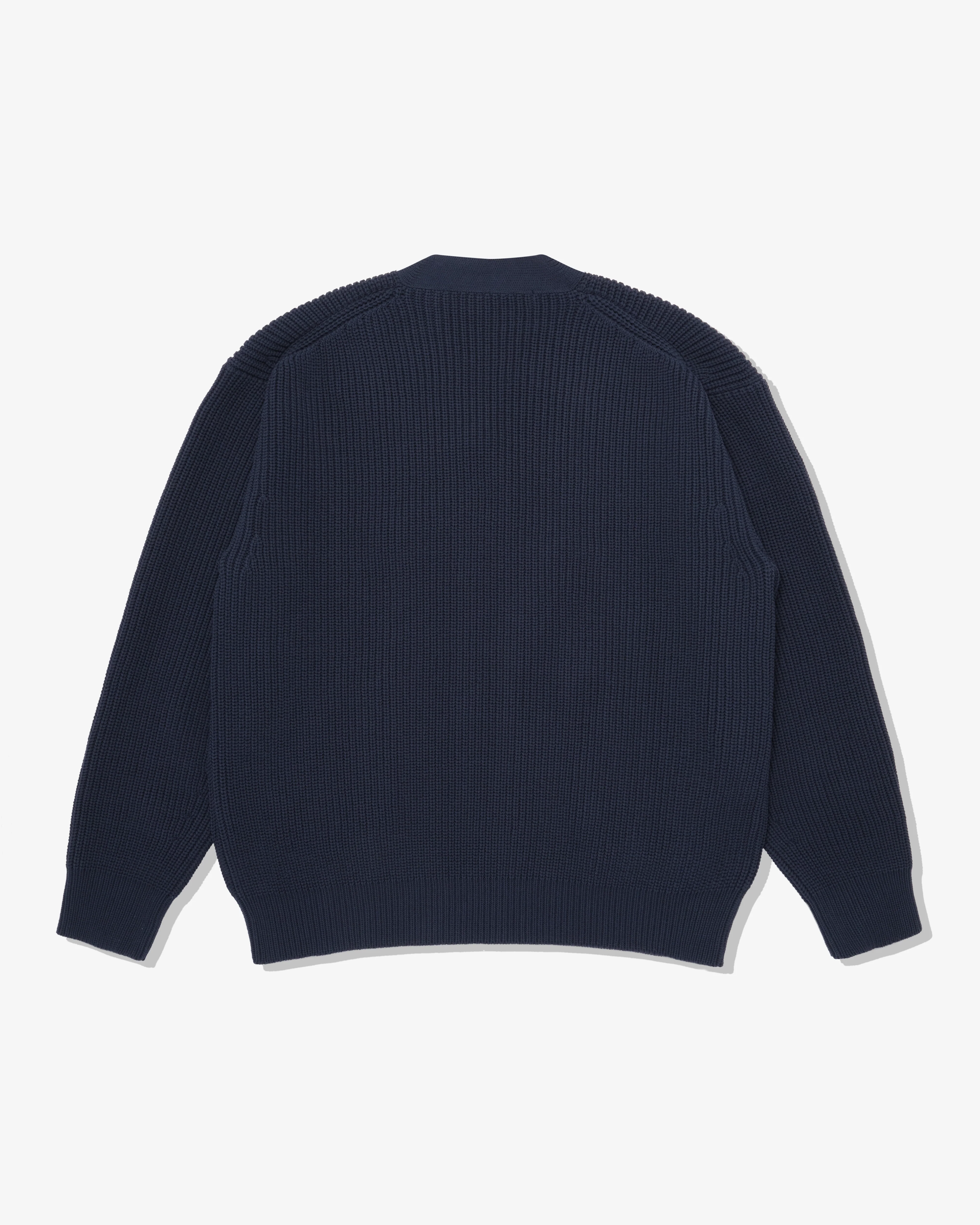 CDG Homme - Men's Zip-Up Cardigan - (Navy)