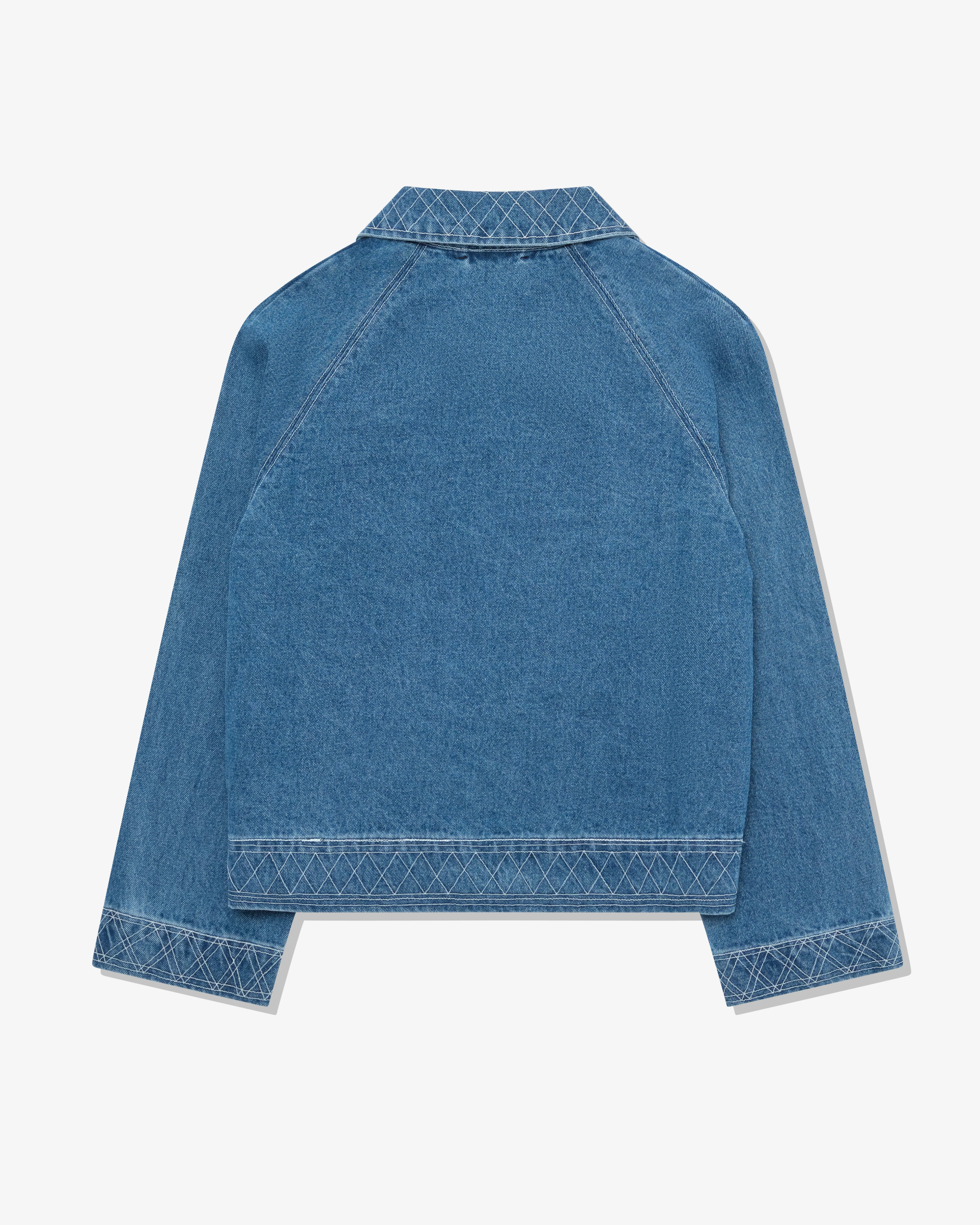 Bode - Men's Embroidered Denim Jacket - (Indigo)