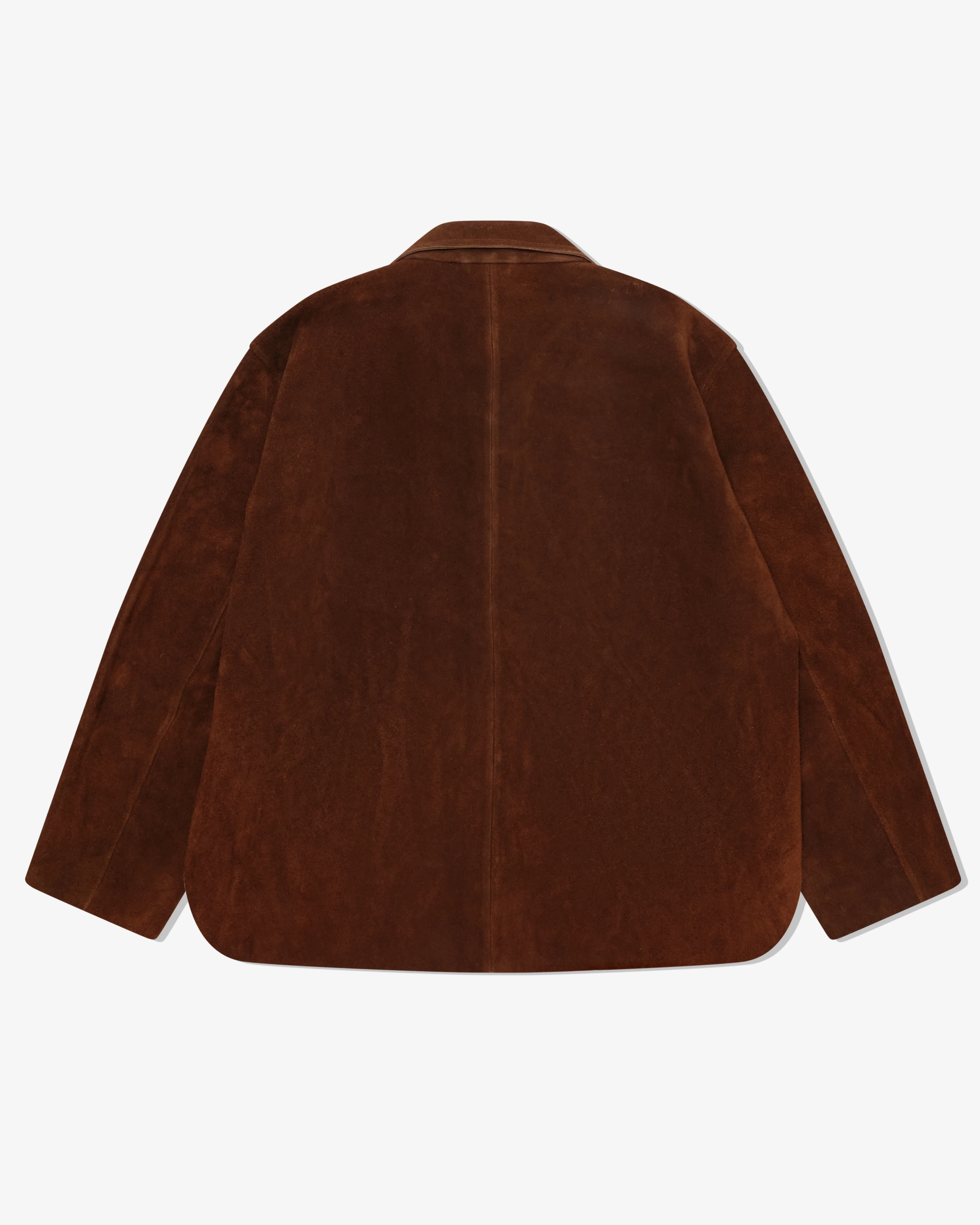 Bode - Men's Suede Overshirt - (Brown)