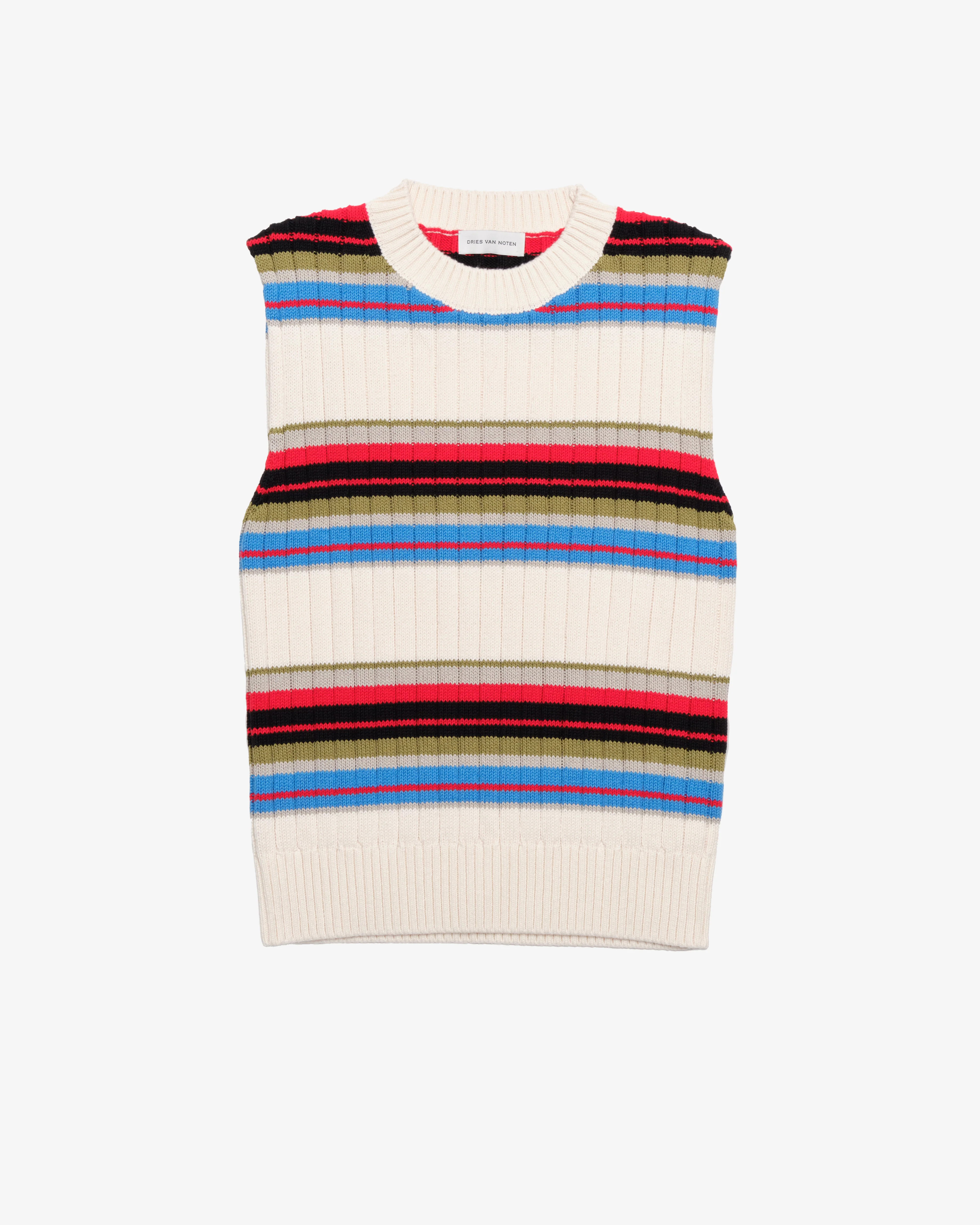 Dries Van Noten - Men's Mosaic Top - (White)