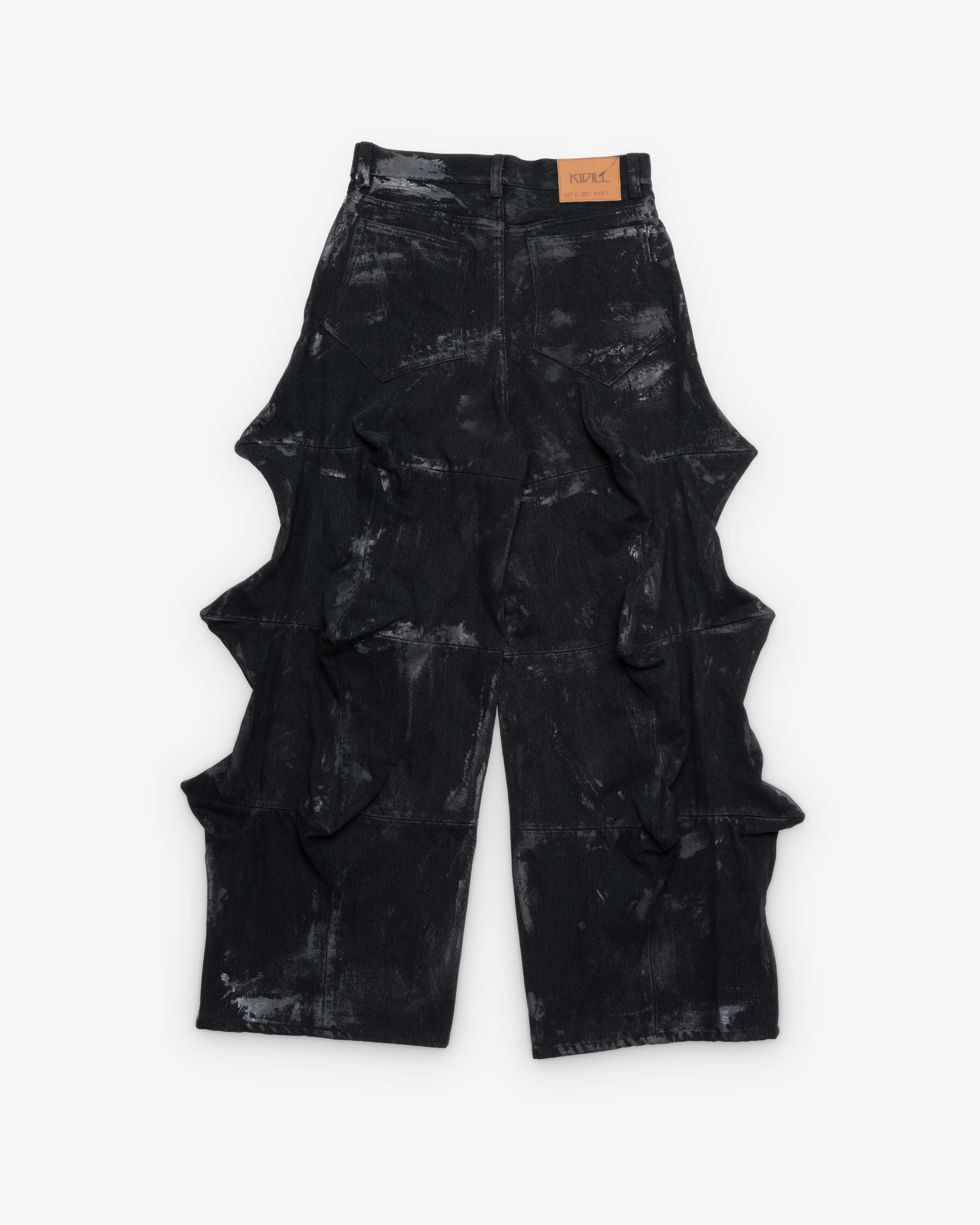 Kidill - Men's Godzilla Denim Pants - (Black)