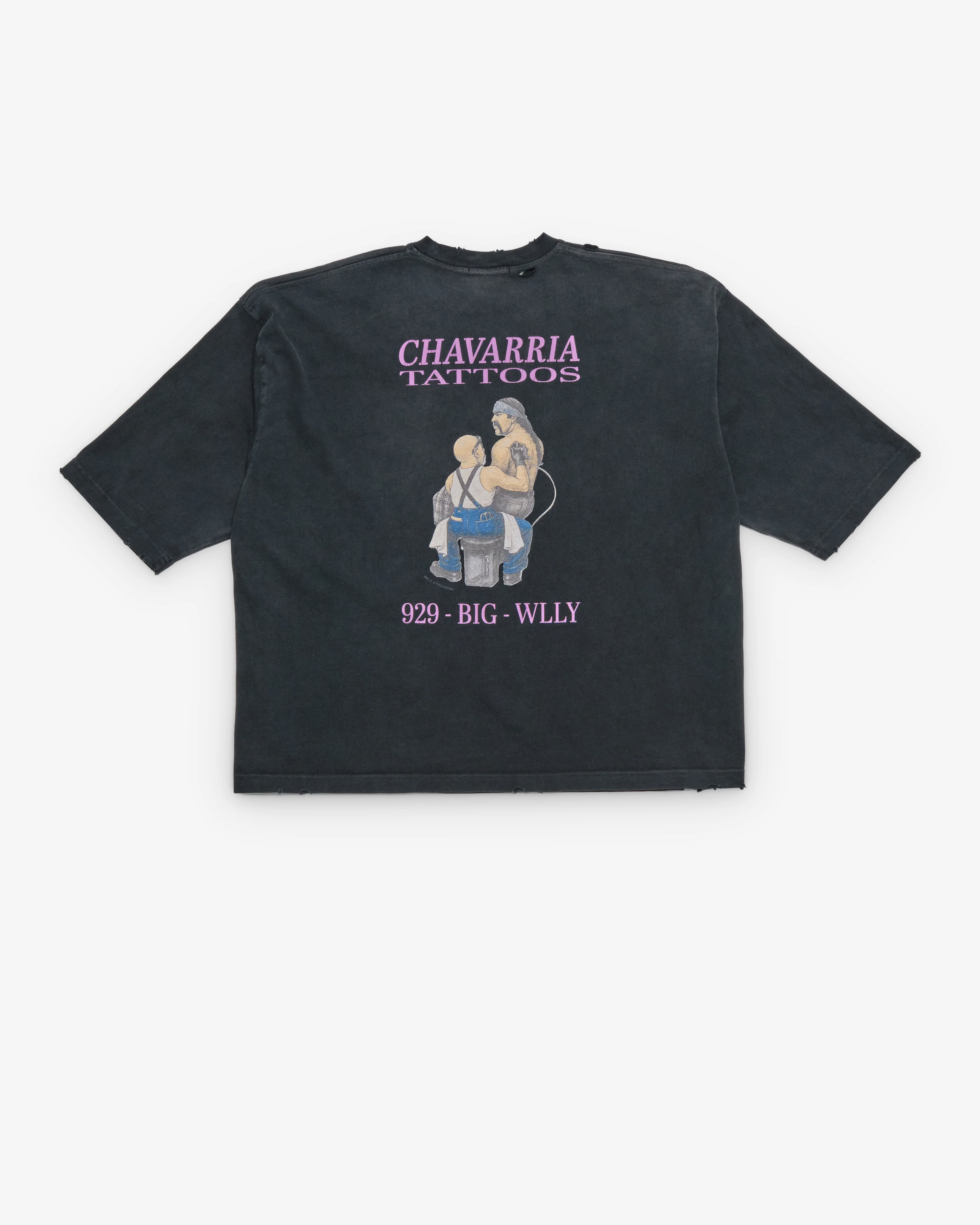 Willy Chavarria - Men's Willy Tattoo Buffalo Tee - (Black)