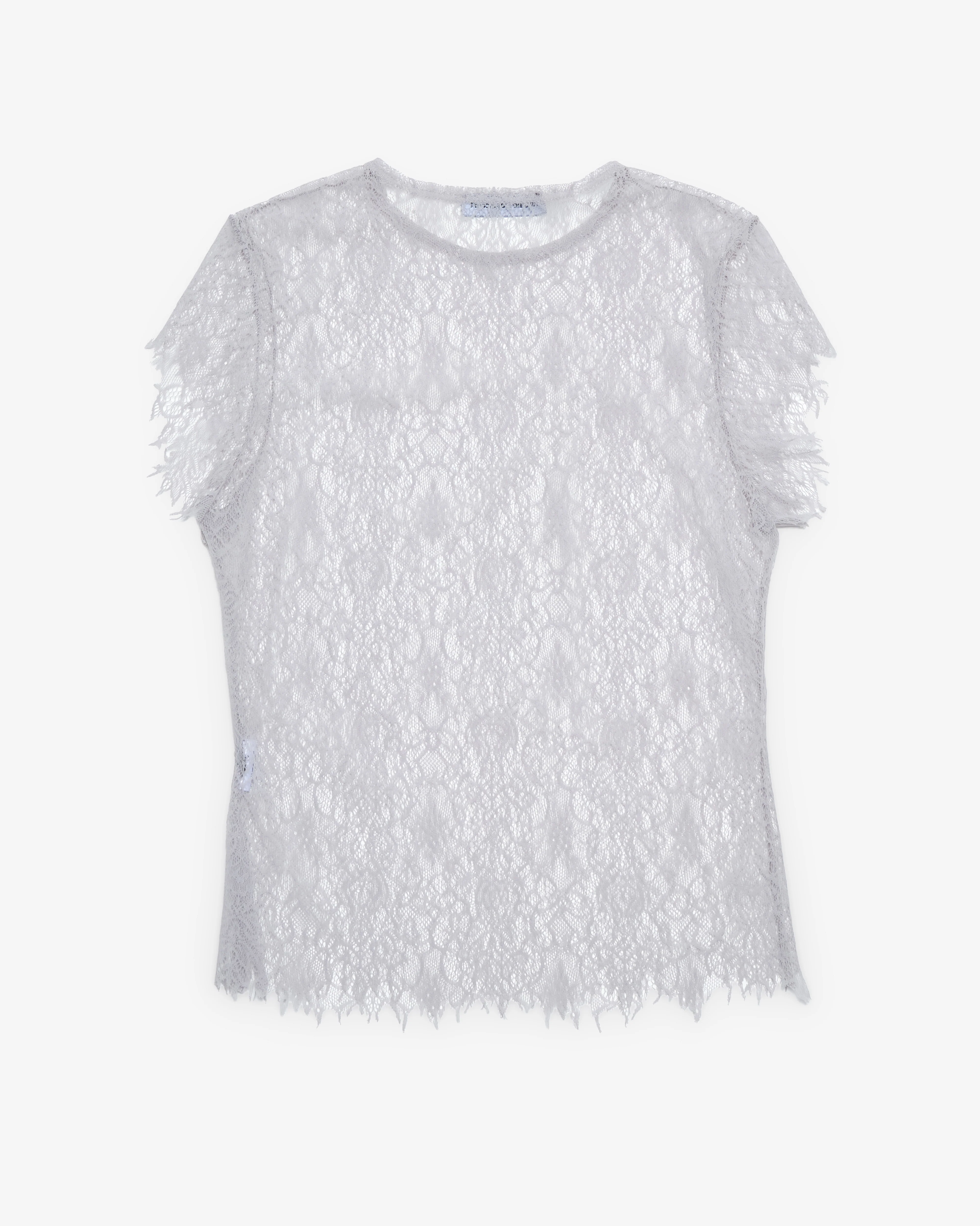 Pauline Dujancourt - Women's Seagull Lace Top - (Grey)