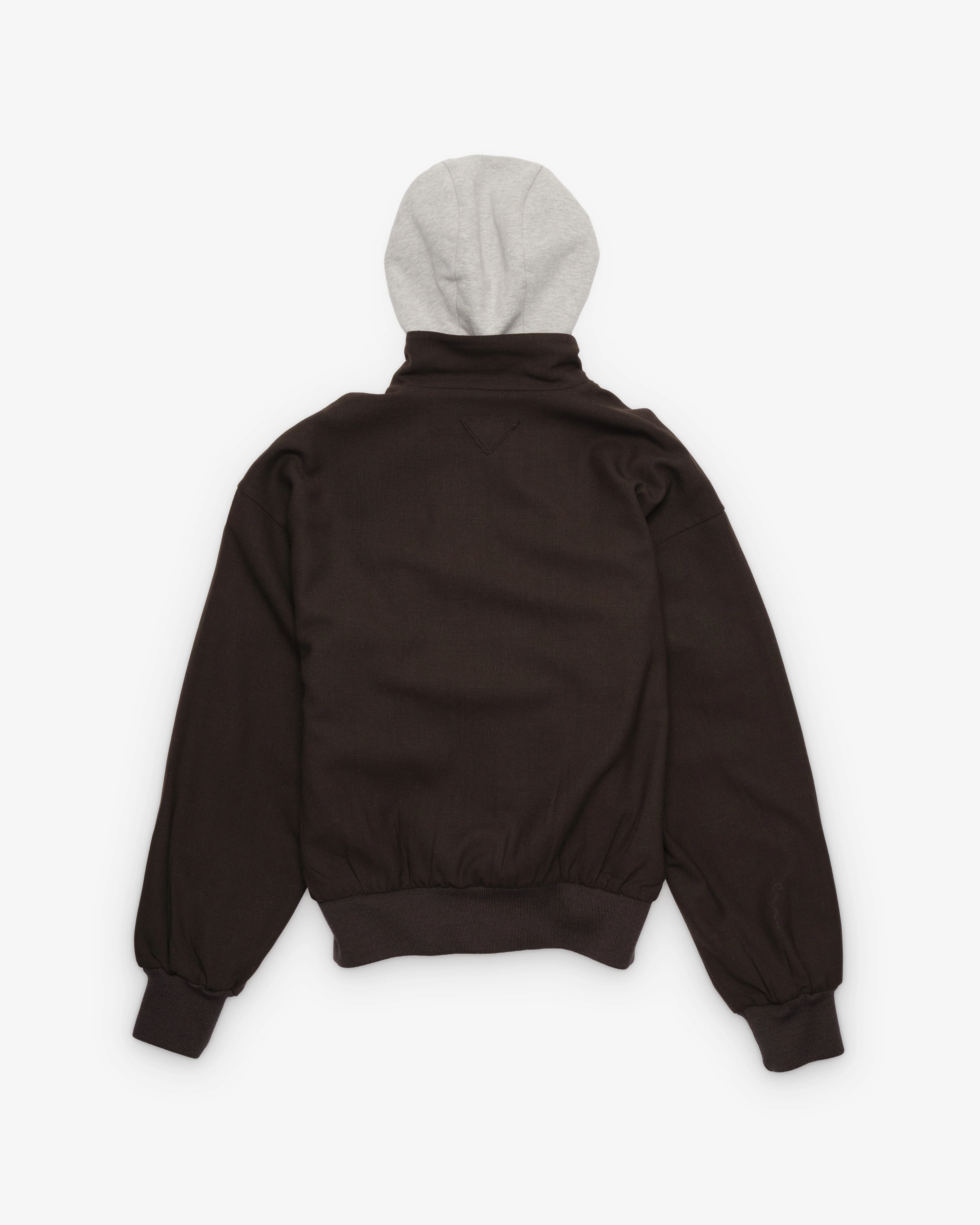 Prada - Women's Contrast Hood Jacket - (Ebony)