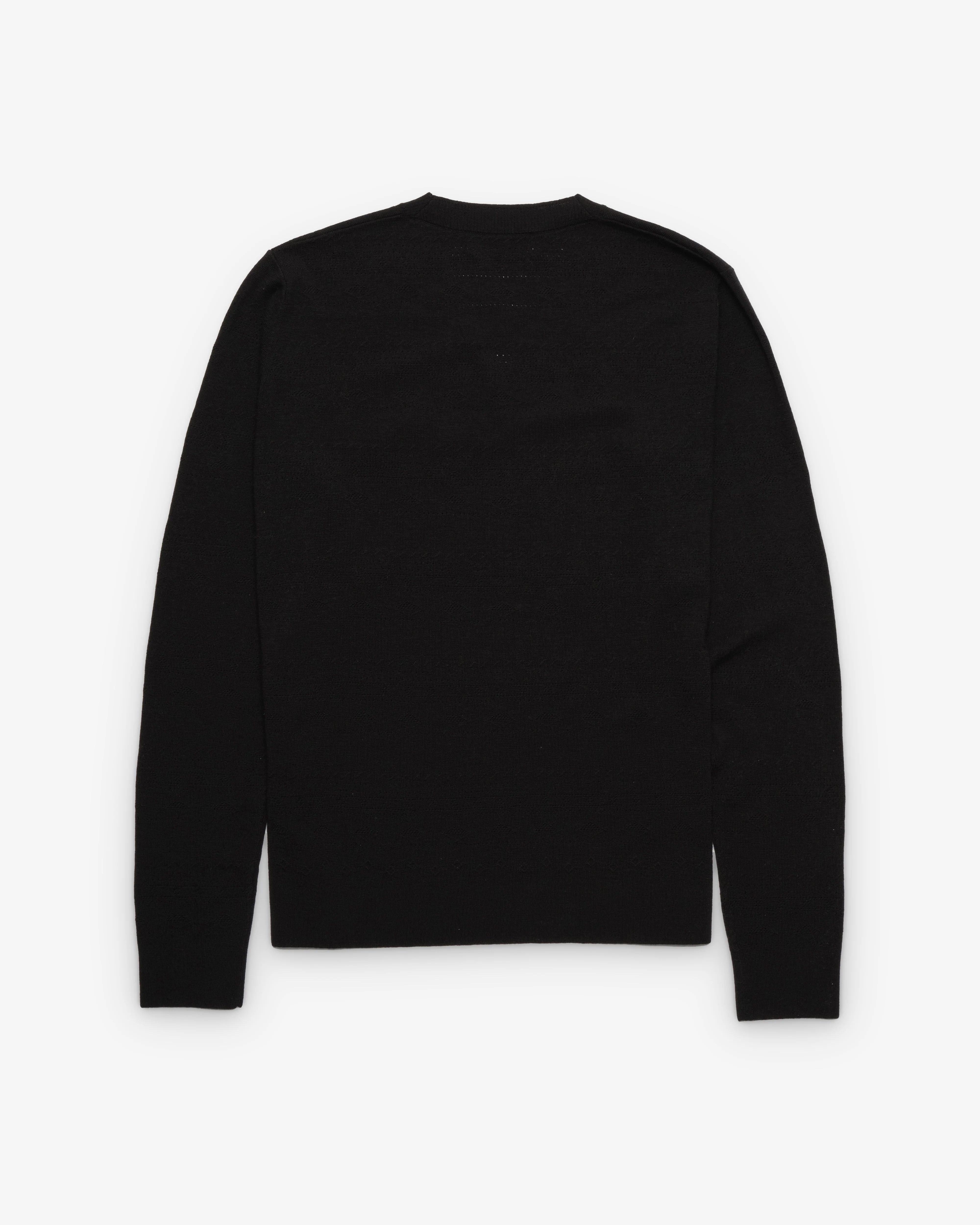 Dries Van Noten - Men's V-Neck Sweater - (Black)