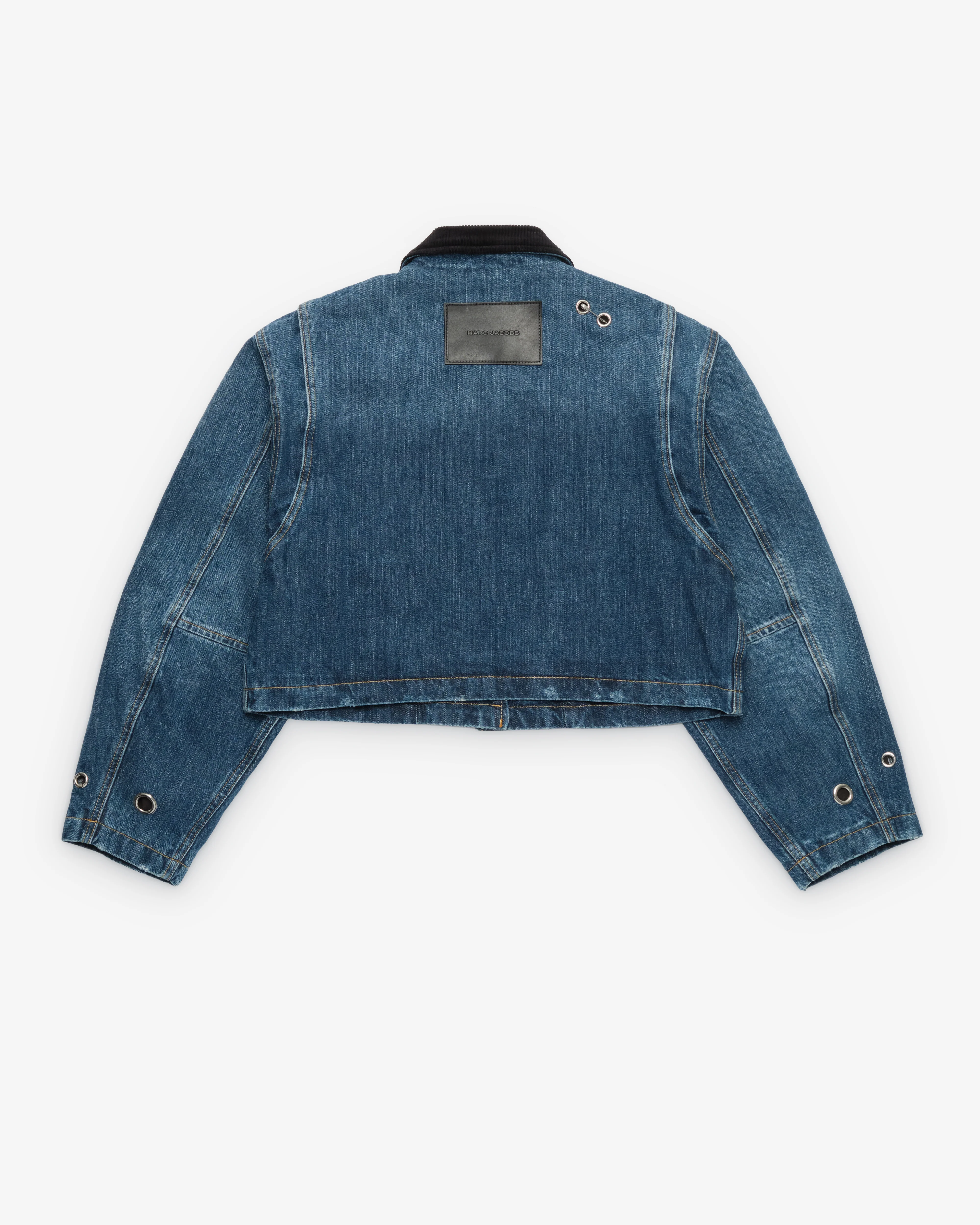 Marc Jacobs - Women's Grommet Utility Jacket - (Medium Wash)