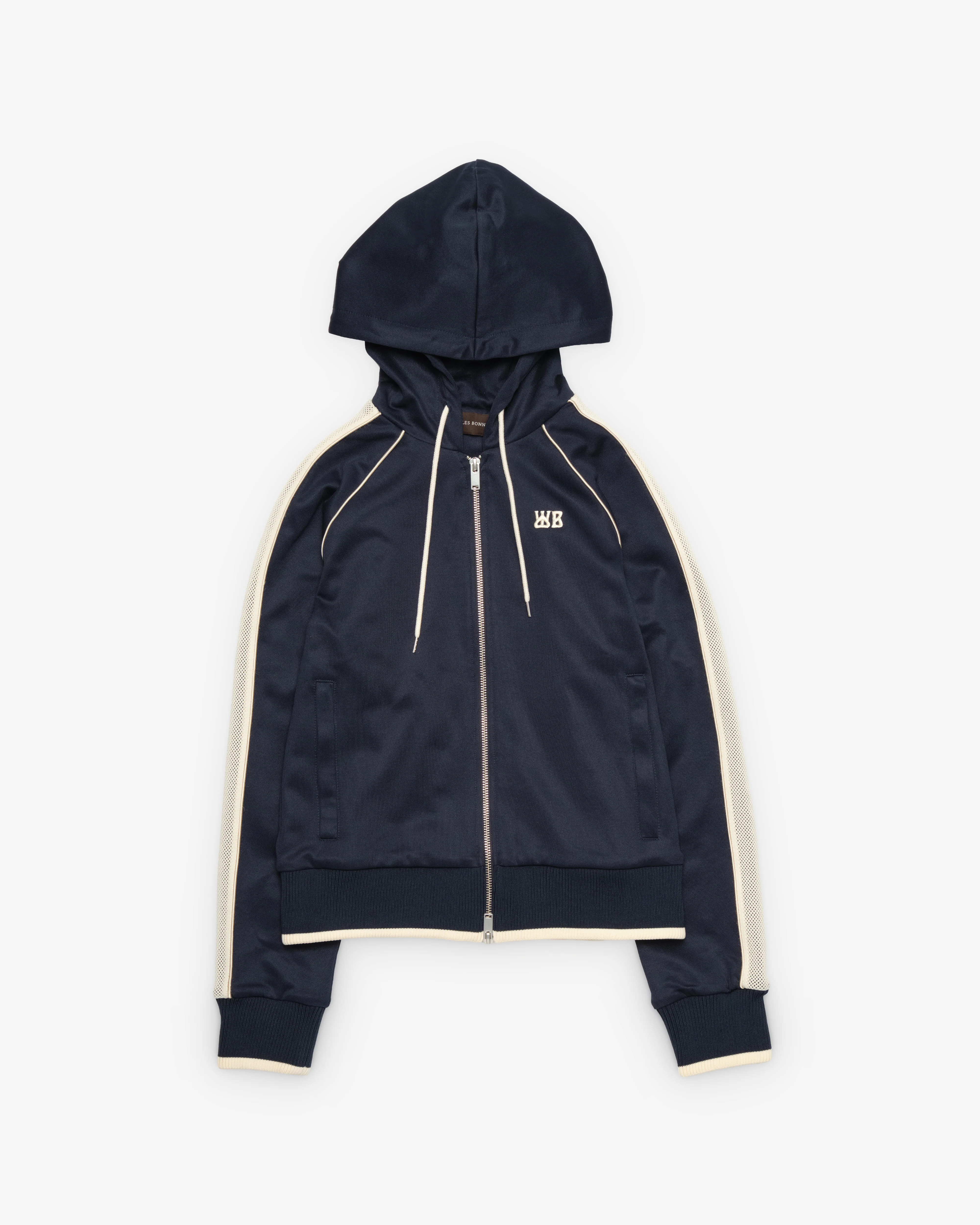 Wales Bonner - Women's Anthem Hoodie - (Navy/Ivory)