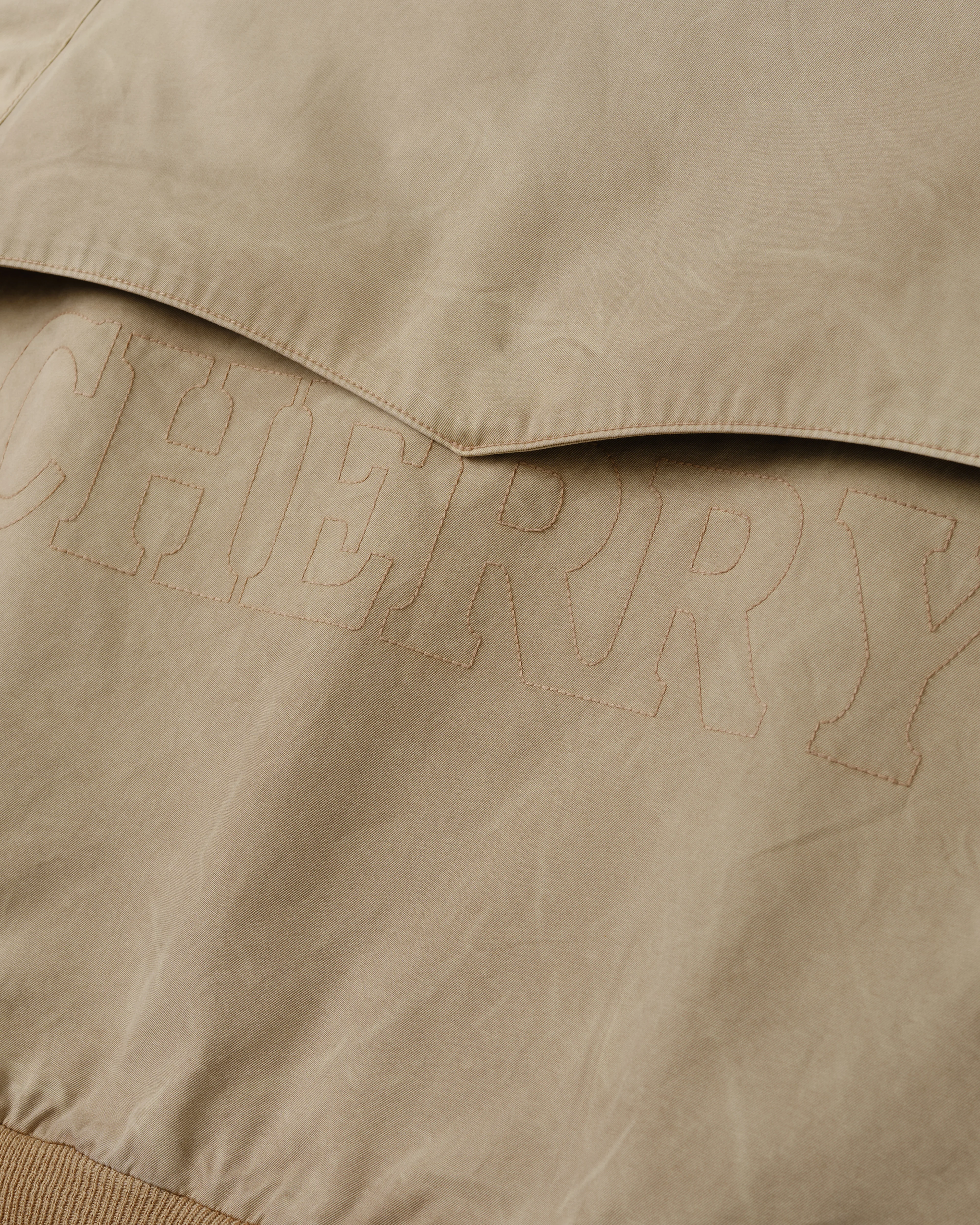 Cherry Los Angeles - Men's Sun Faded Championship Jacket - (Tan) view 4, Click to Zoom in