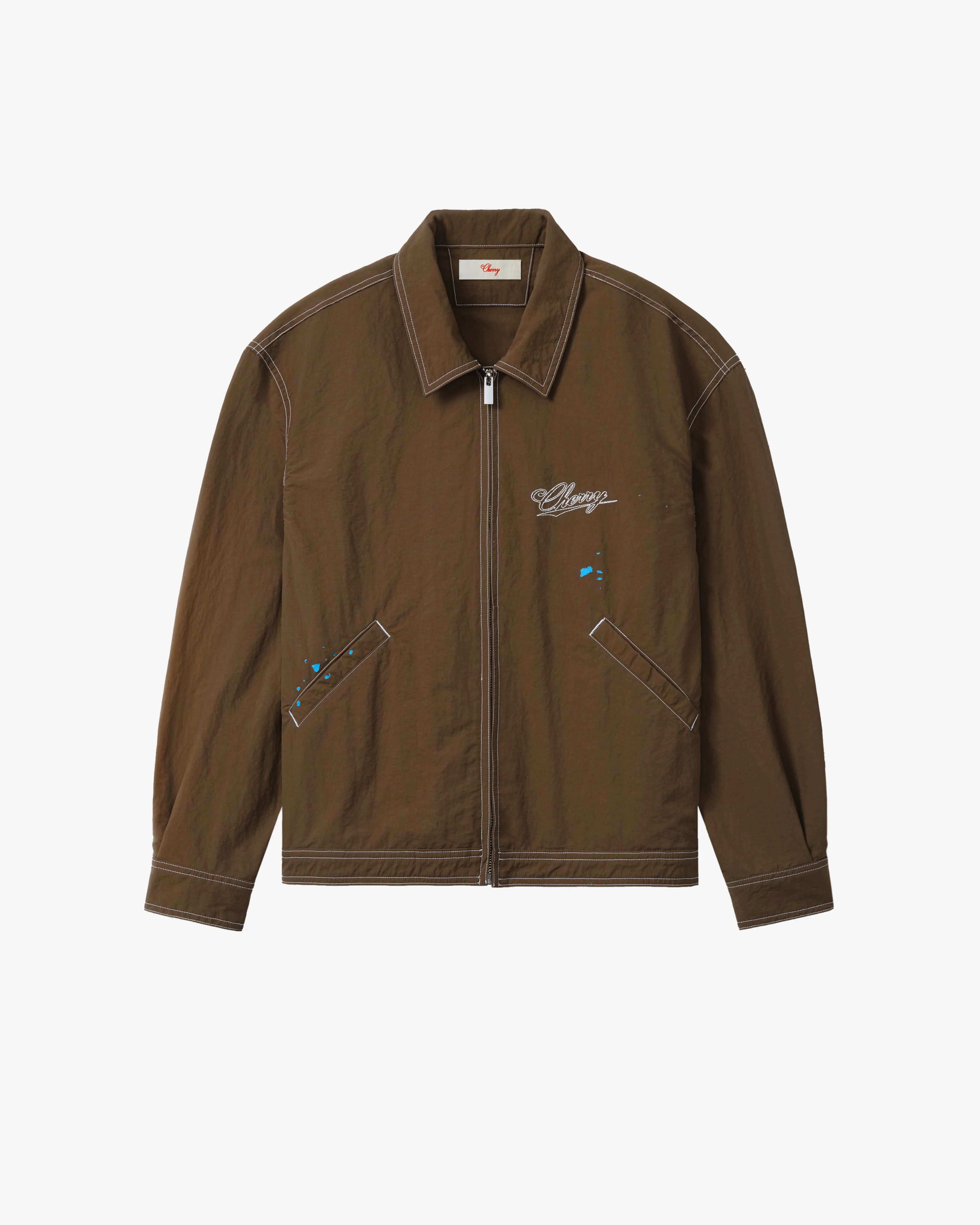 Cherry Los Angeles - Men's Nylon Running Jacket - (Brown)