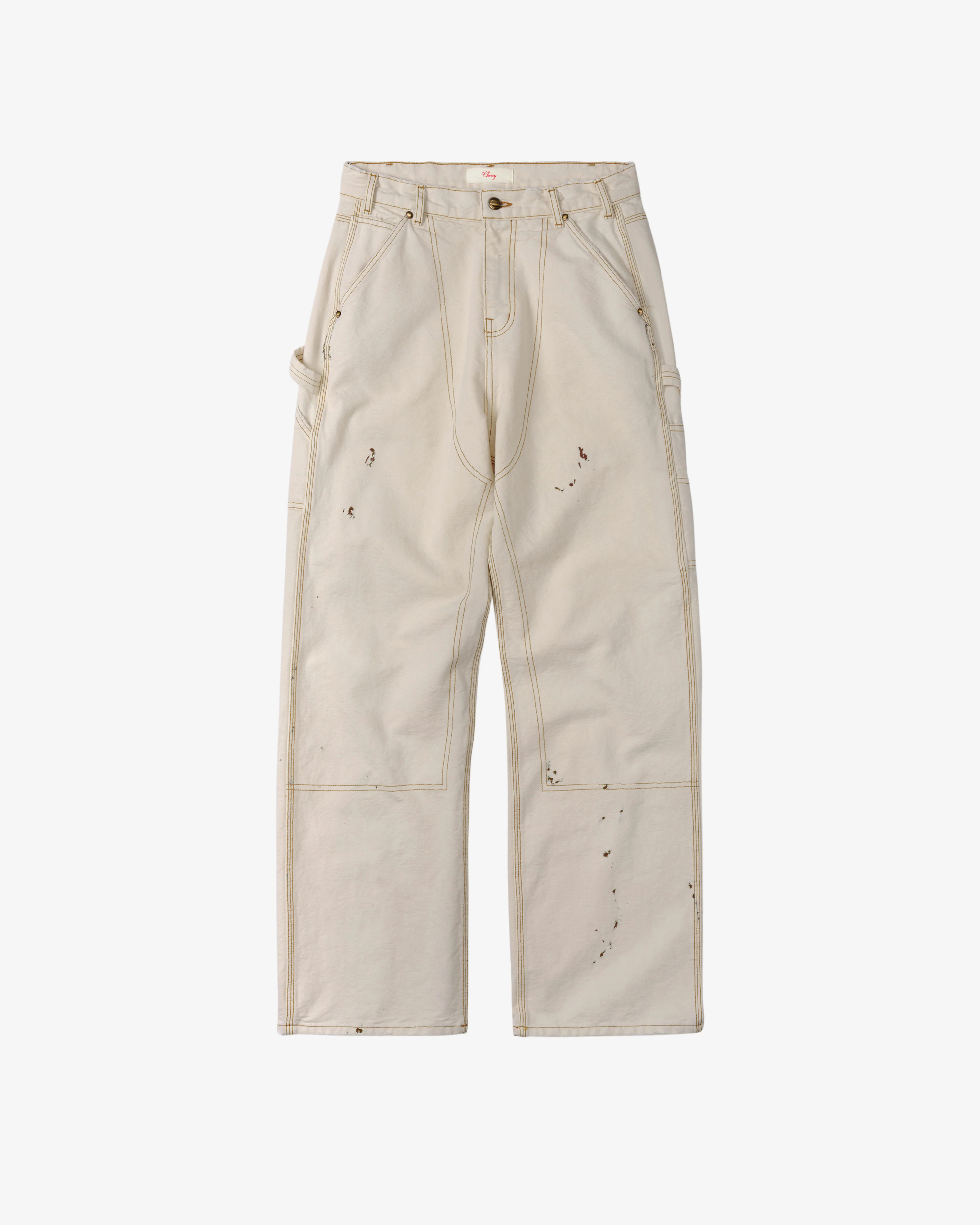 Cherry Los Angeles - Men's Denim Carpenter Pant - (Vintage White)