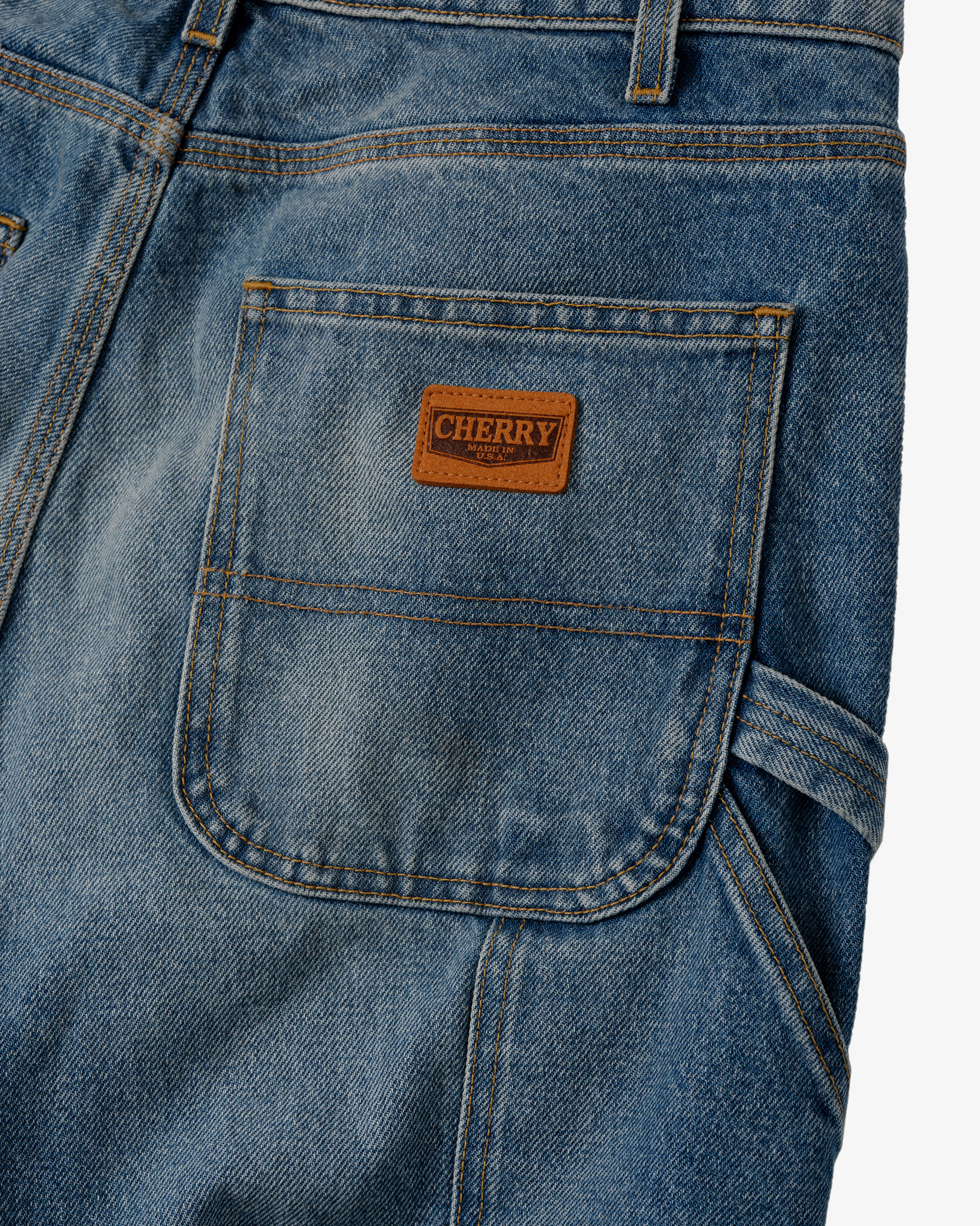 Cherry Los Angeles - Men's Denim Carpenter Pant - (Denim)