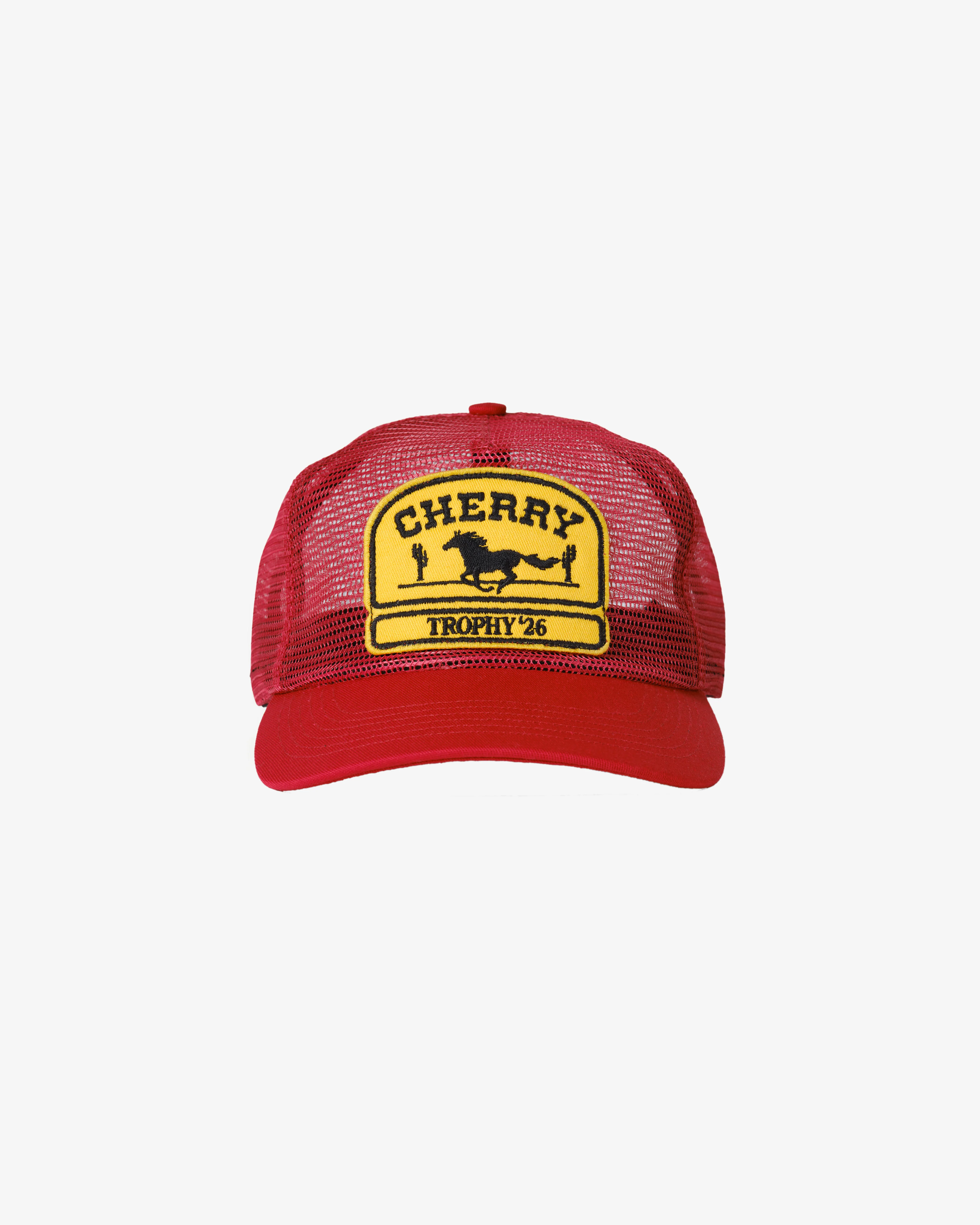 Cherry Los Angeles - Men's Mesh 5 Panel Trucker - (Red) view 1, Click to Zoom in