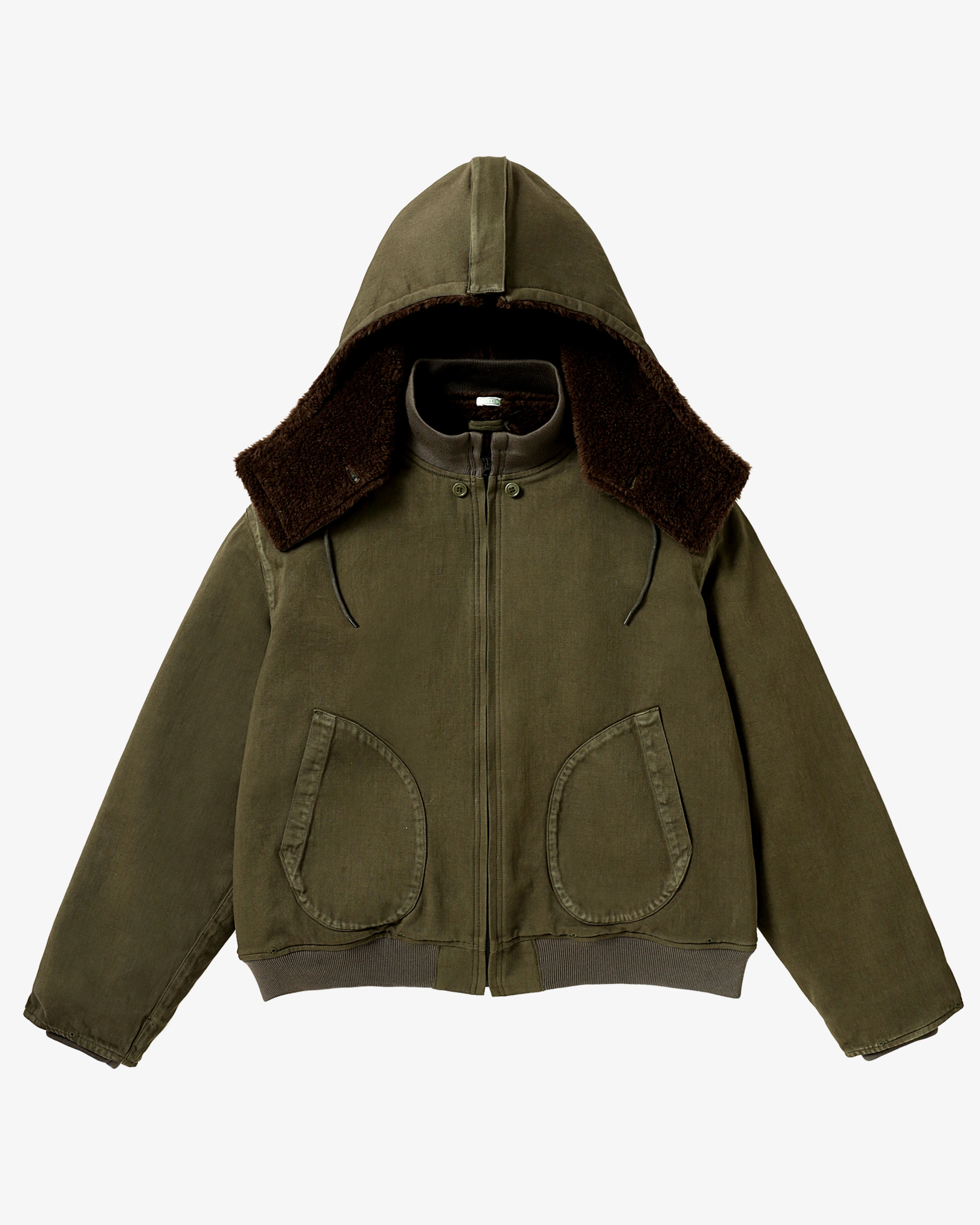A.Presse - Men's Vintage WW2 US Navy Deck Jacket - (Olive)