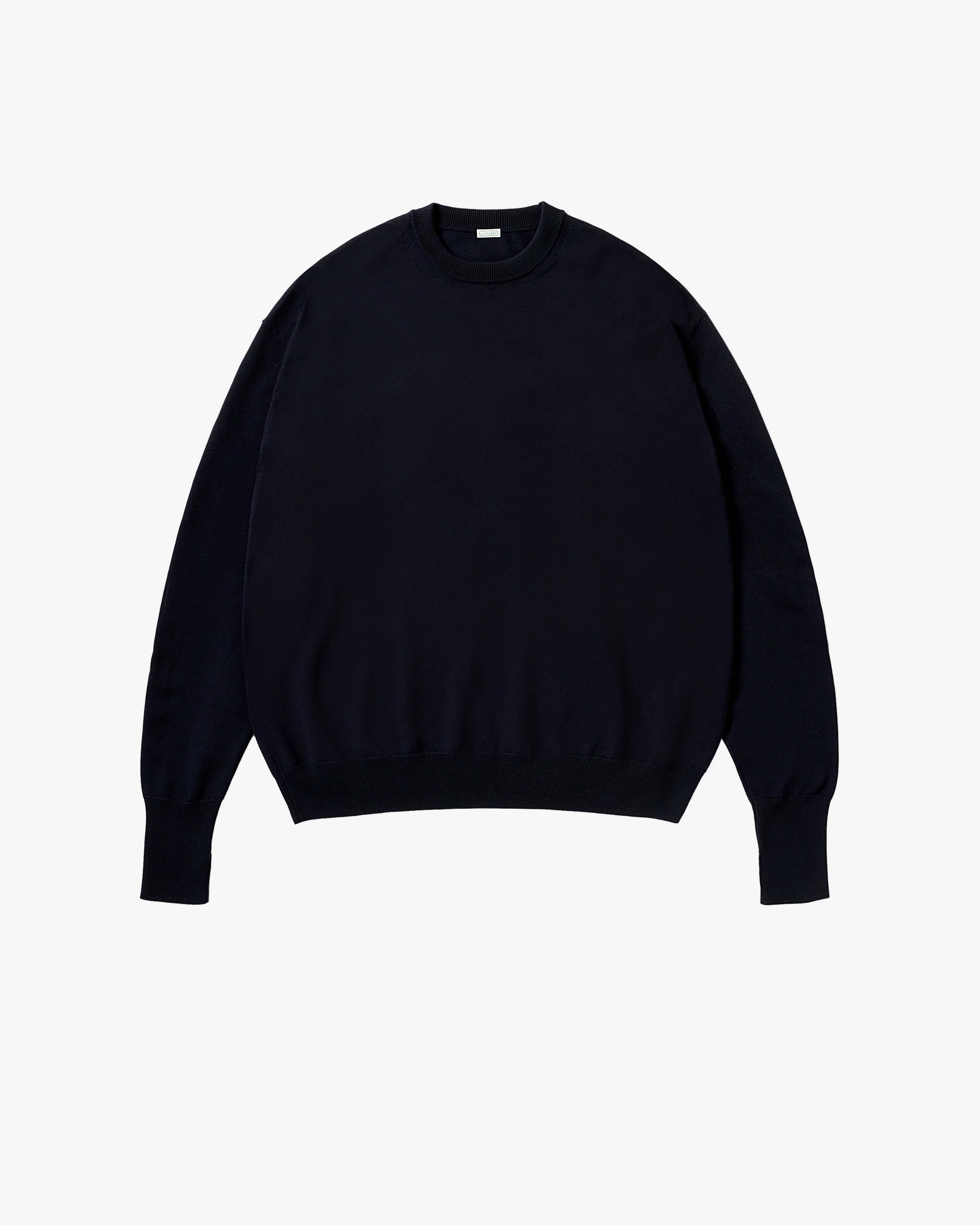 A.Presse - Men's Knit Crewneck Sweater - (Navy)