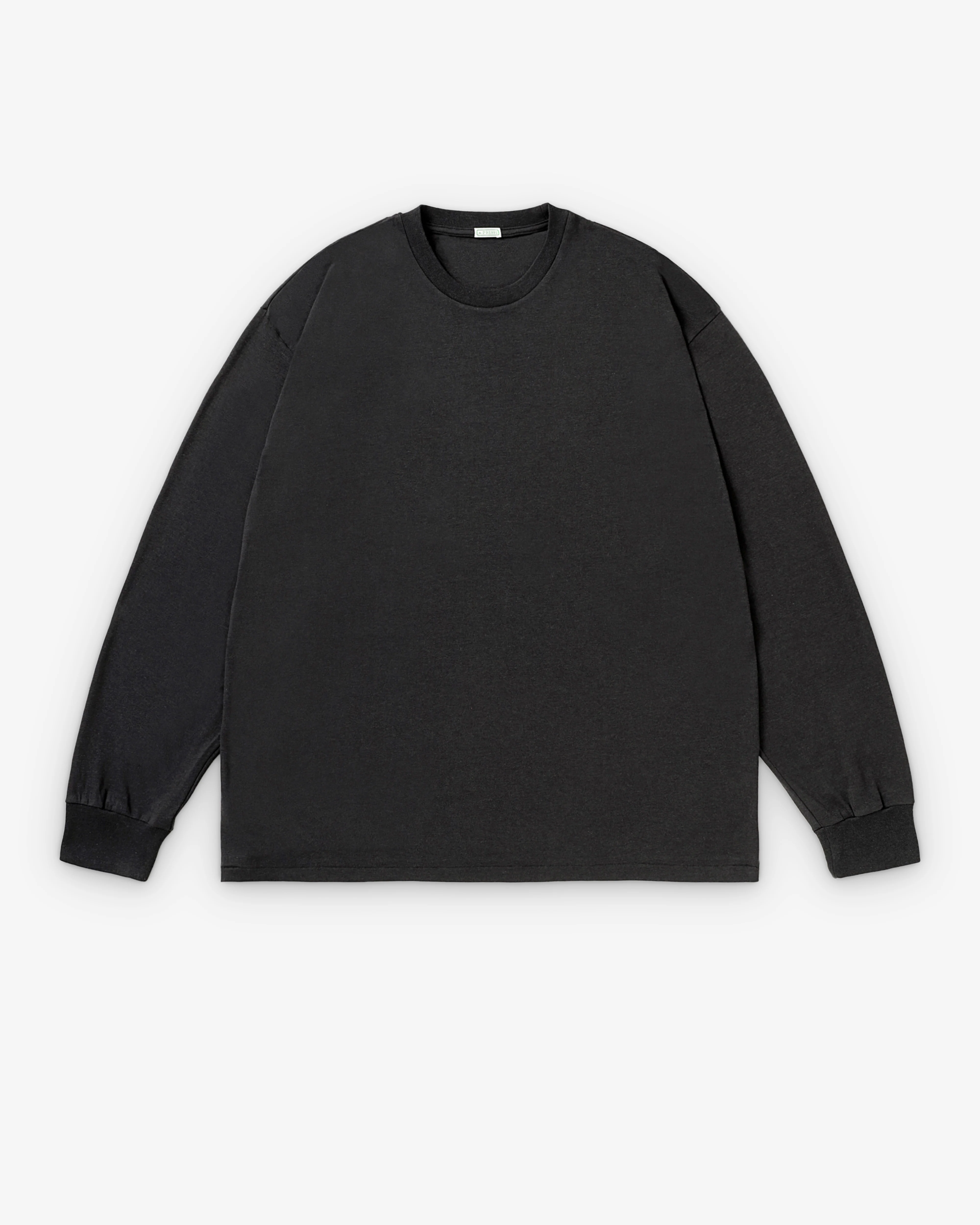 A.Presse - Men's Cashmere Blend L/S T-Shirt - (Charcoal)