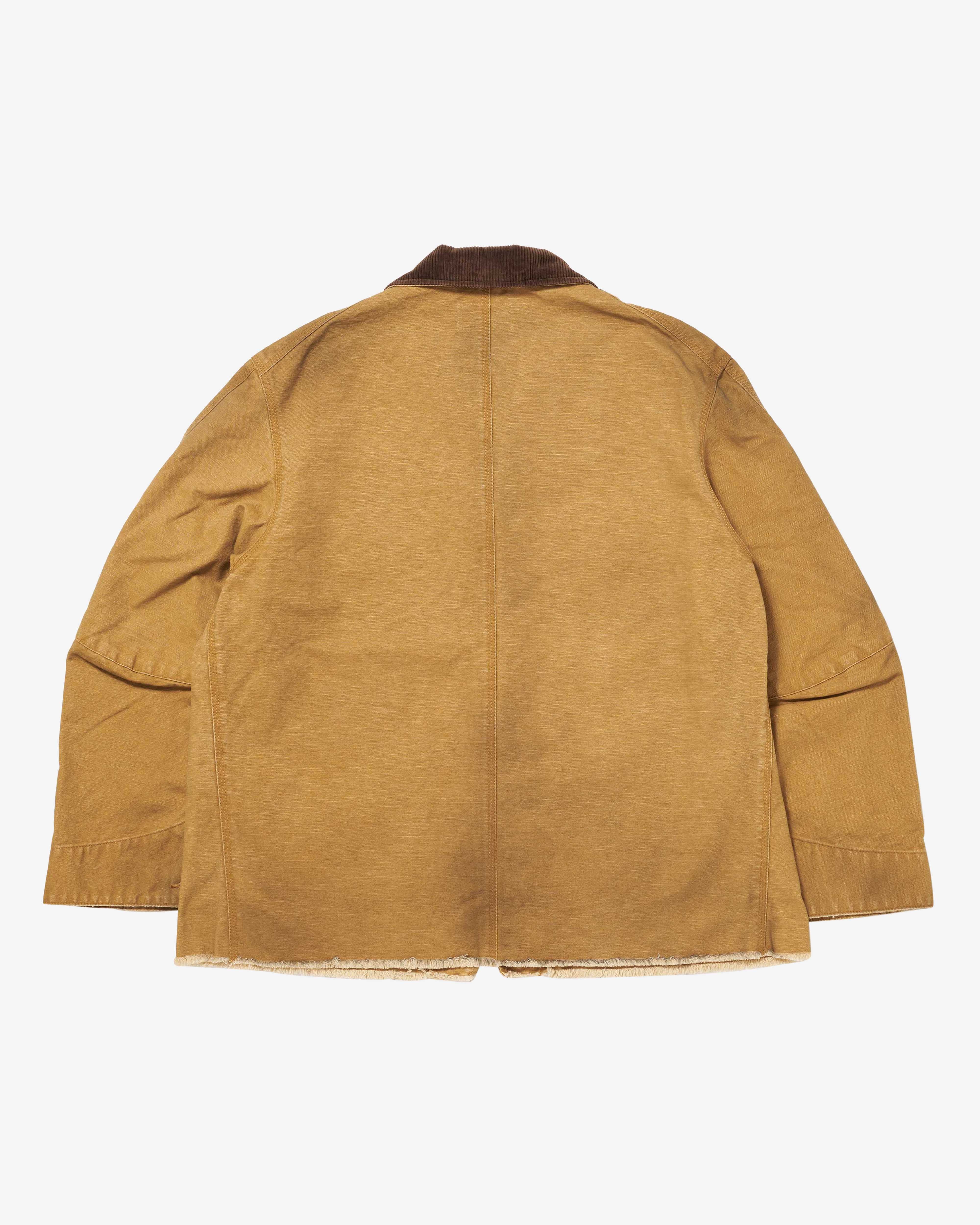 Doublet - Men's Vegetable Embroidery Work Jacket - (Beige)