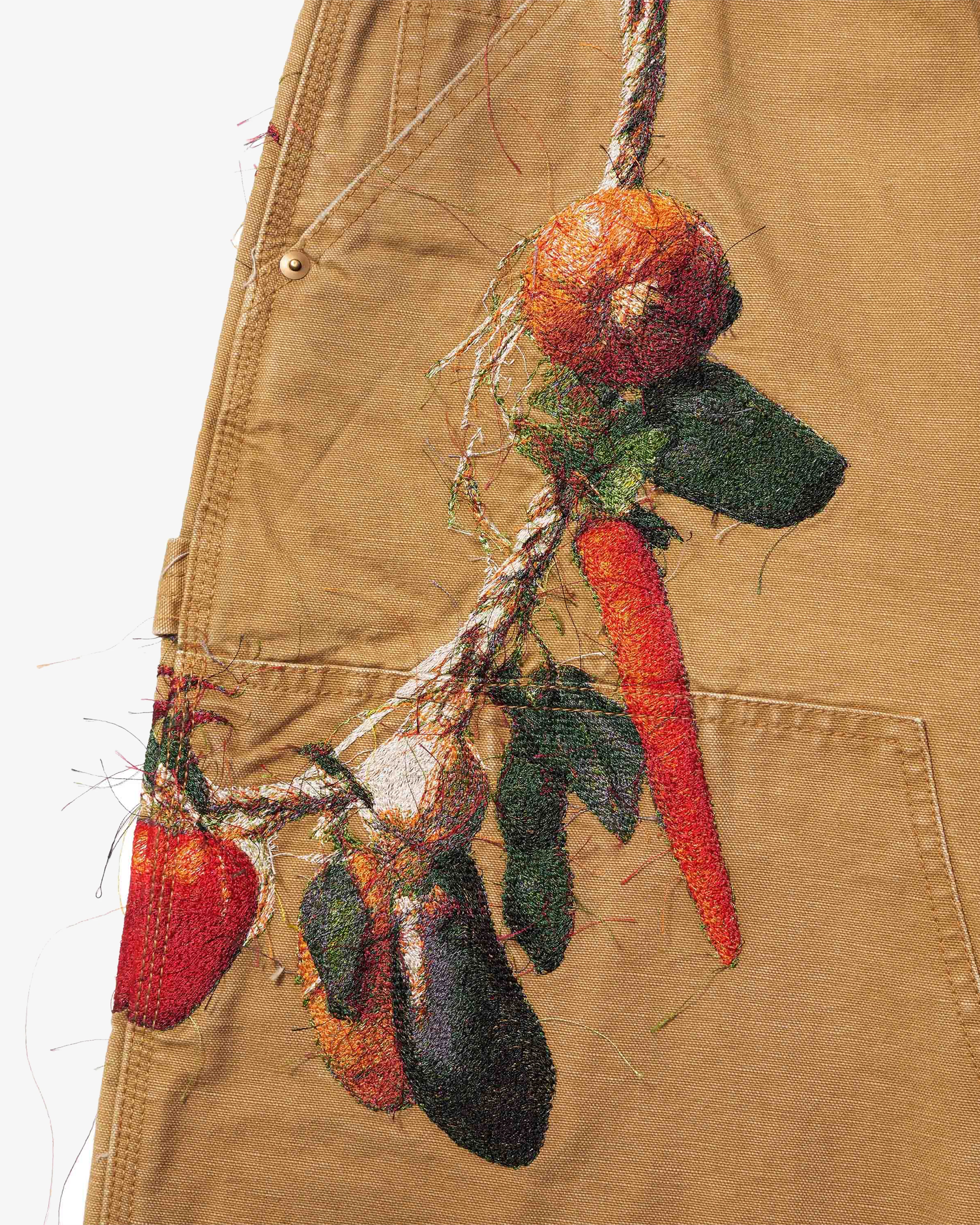 Doublet - Men's Vegetable Embroidery Shorts - (Beige)