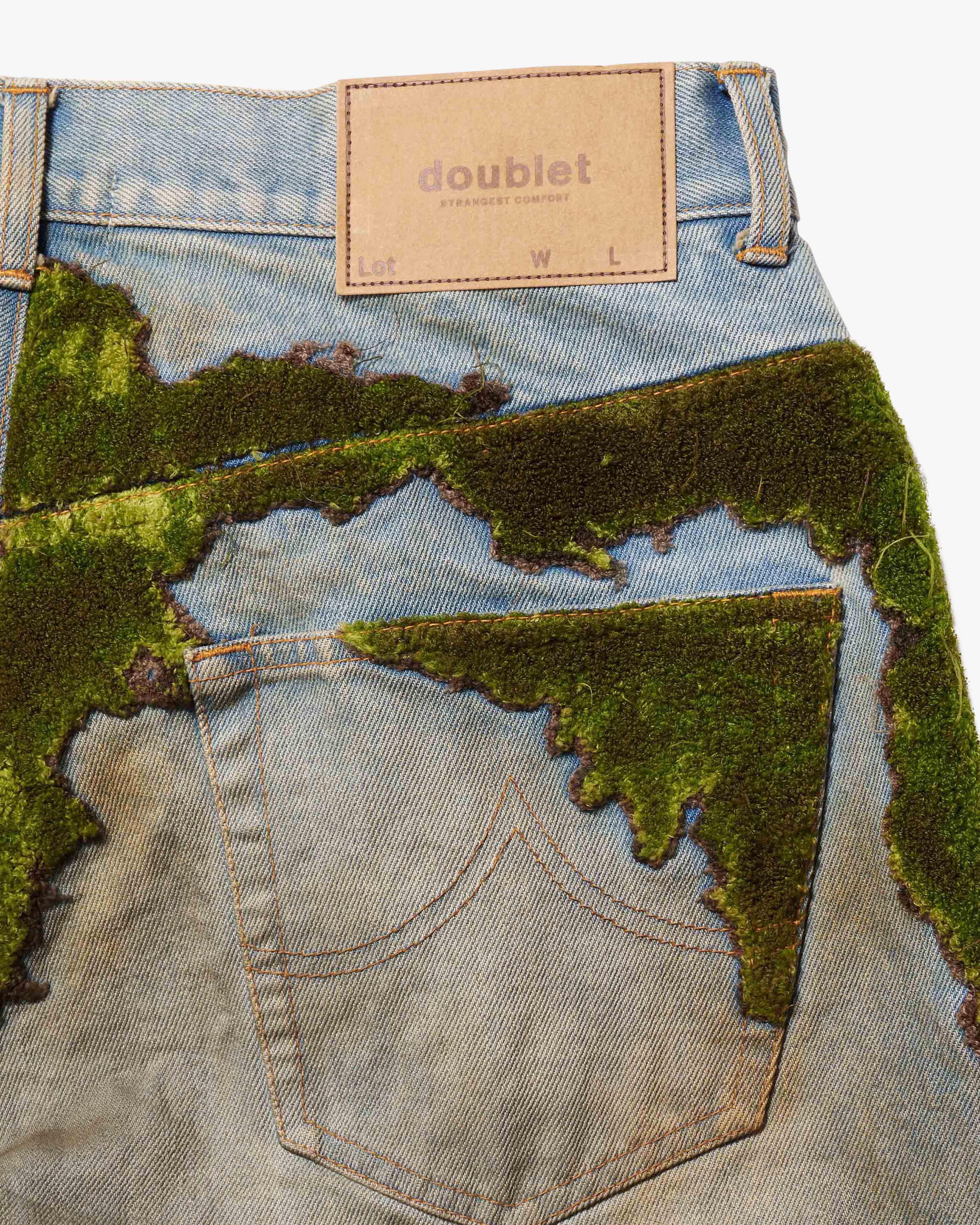 Doublet - Men's Moss-Grown Denim Pants - (Indigo)