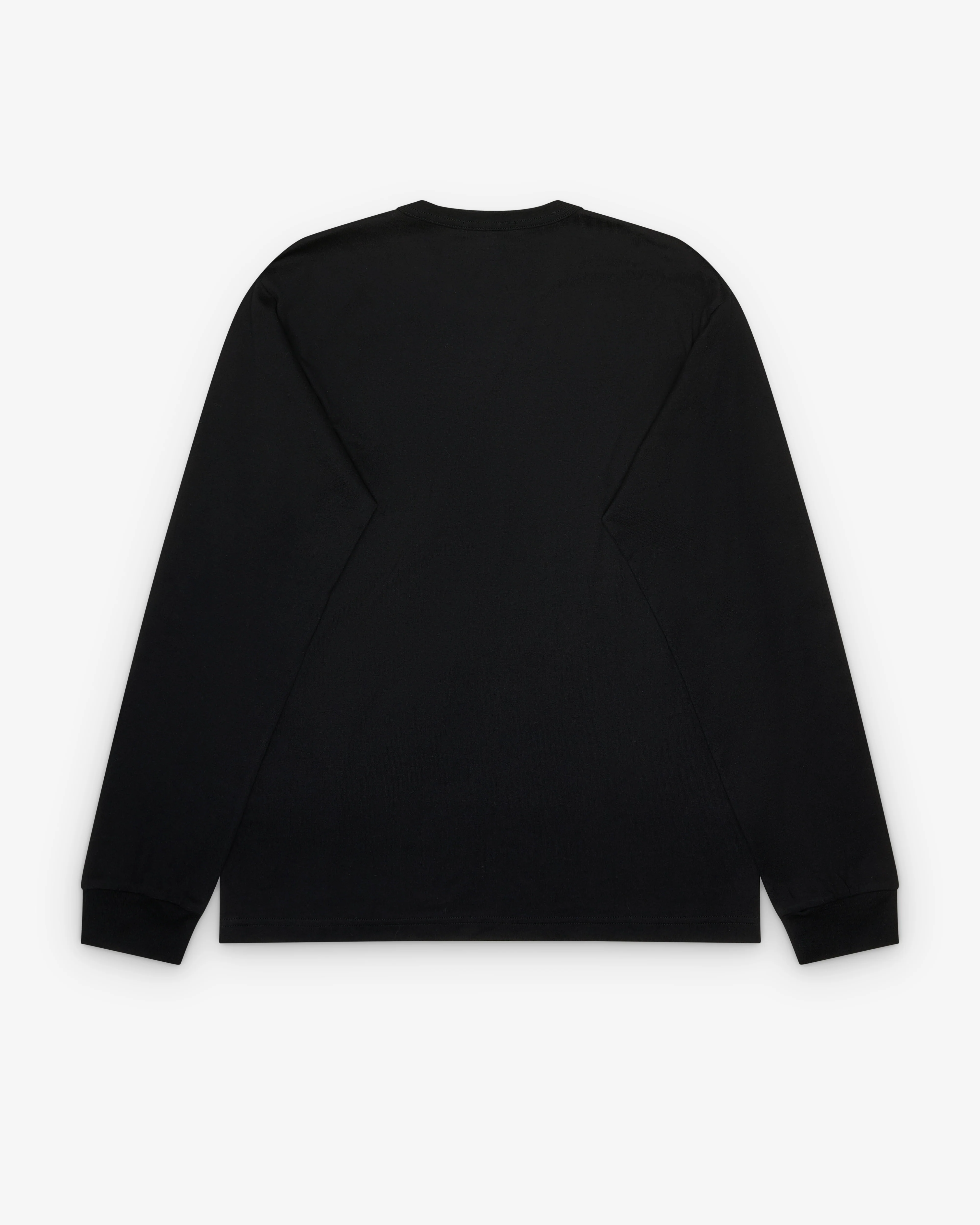 CDG Homme - Men's Long Sleeve Logo Tee - (Black)