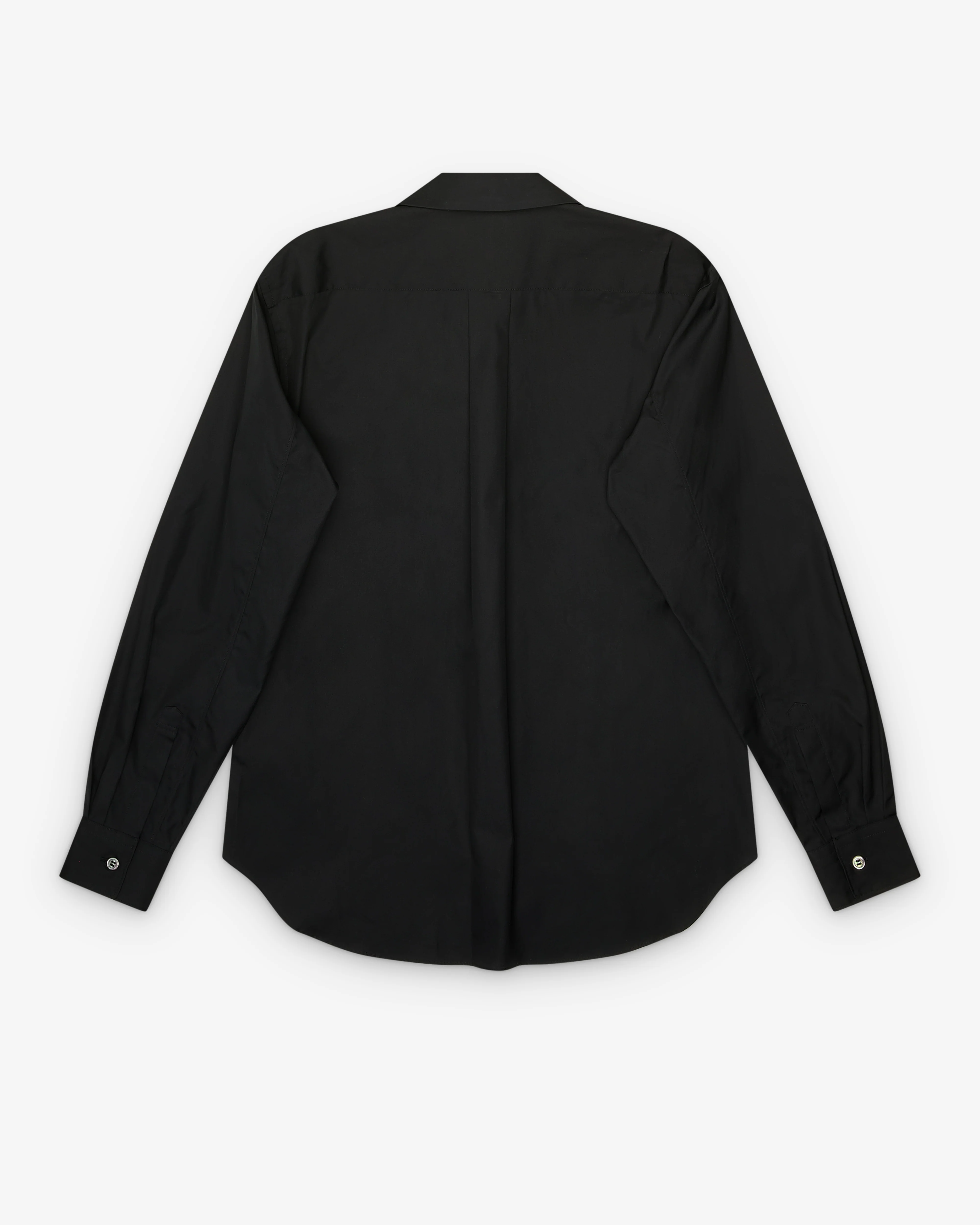 Black Comme des Garçons - Peter Pan Collar Blouse - (Black)