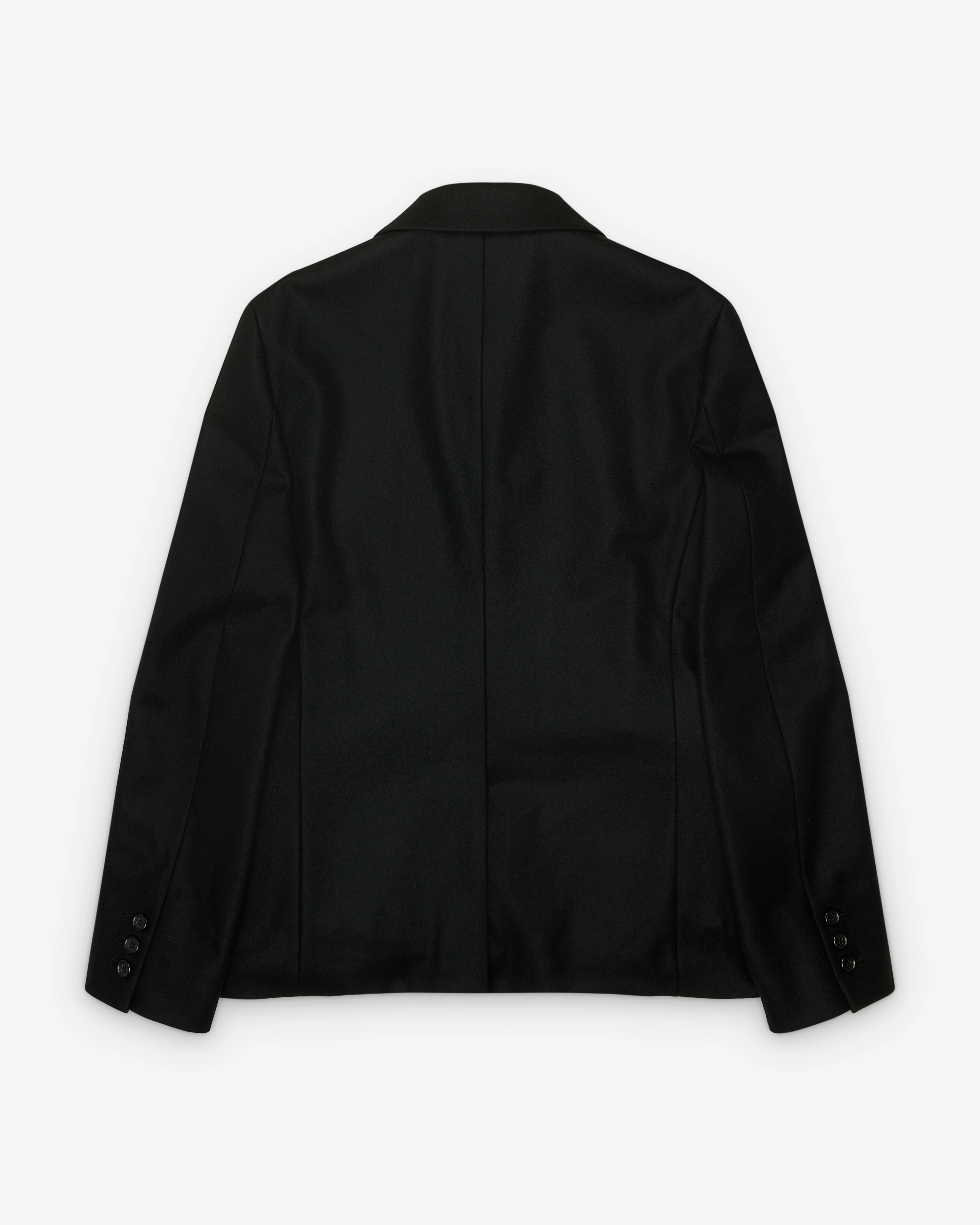 Black Comme des Garçons - Peter Pan Collar Jacket - (Black)