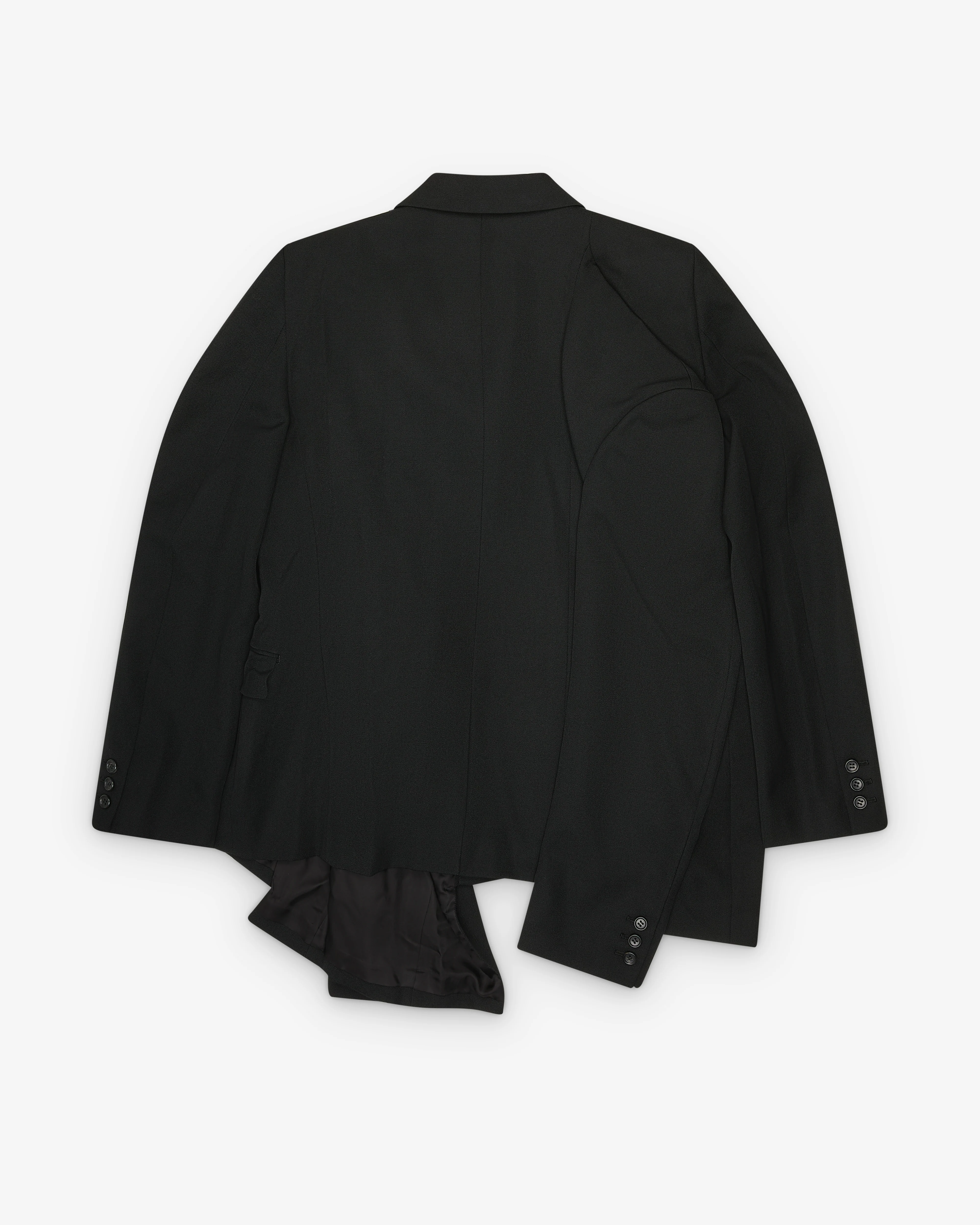 Black Comme des Garçons - Sleeve-Detail Jacket - (Black)
