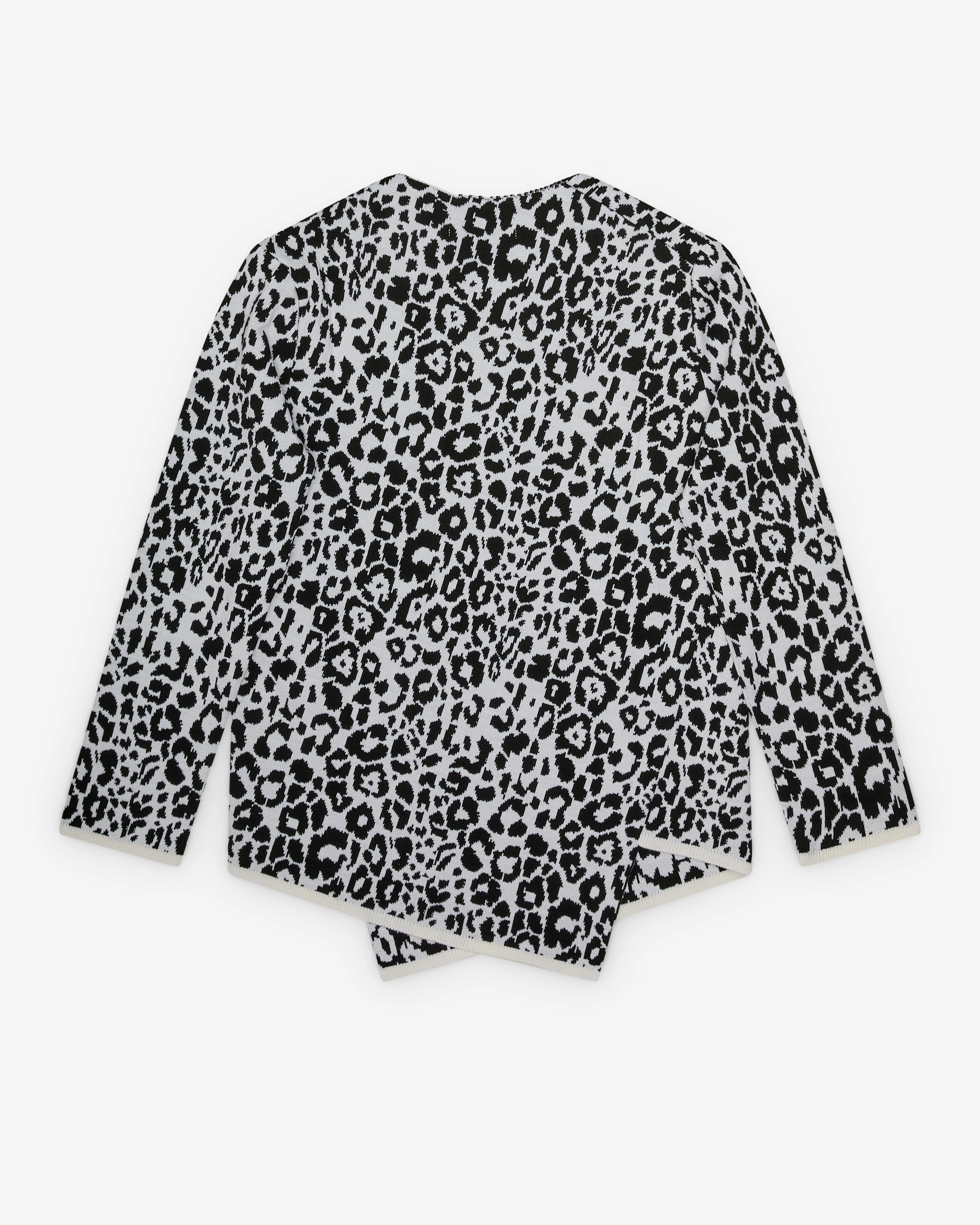 Black Comme des Garçons - Printed Sweater - (Black/White)
